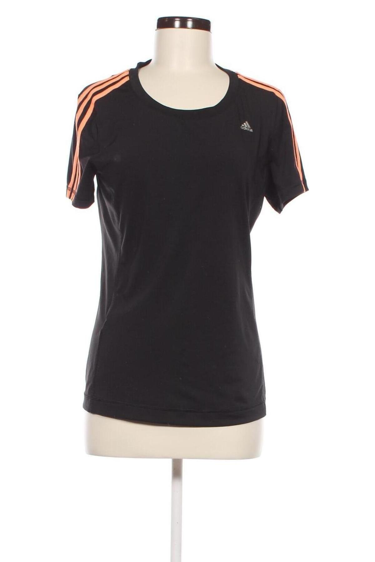 Дамска тениска Adidas, Размер M, Цвят Черен, Цена 25,65 лв.