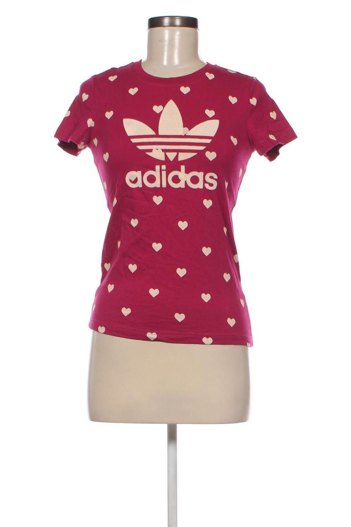 Damen T-Shirt Adidas Originals, Größe S, Farbe Rosa, Preis € 18,79