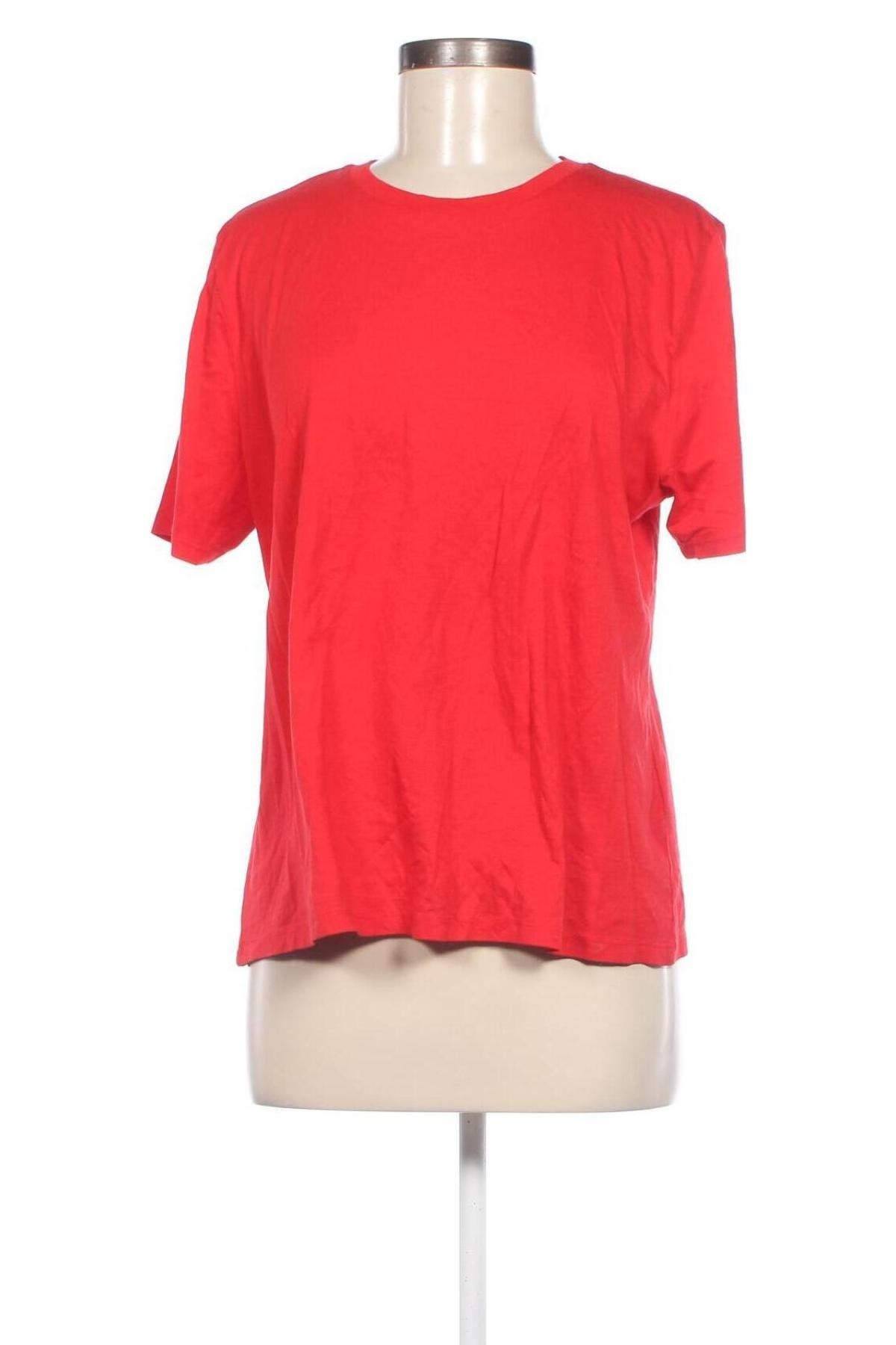 Γυναικείο t-shirt Amisu, Μέγεθος L, Χρώμα Κόκκινο, Τιμή 7,64 €