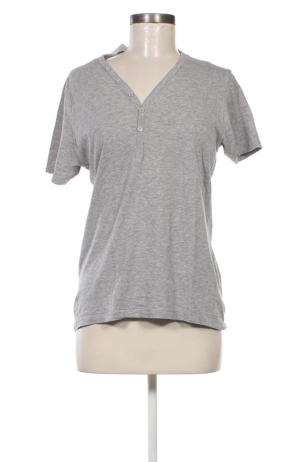 Damen T-Shirt Bershka, Größe S, Farbe Grau, Preis 4,98 €
