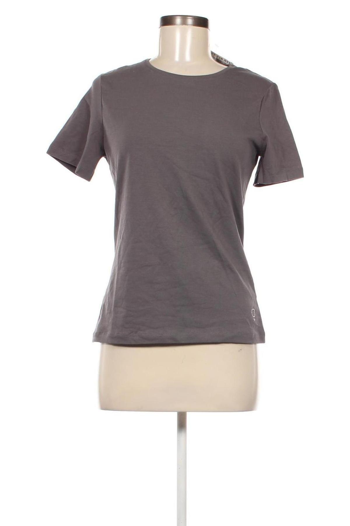 Γυναικείο t-shirt Boviva, Μέγεθος M, Χρώμα Γκρί, Τιμή 9,65 €