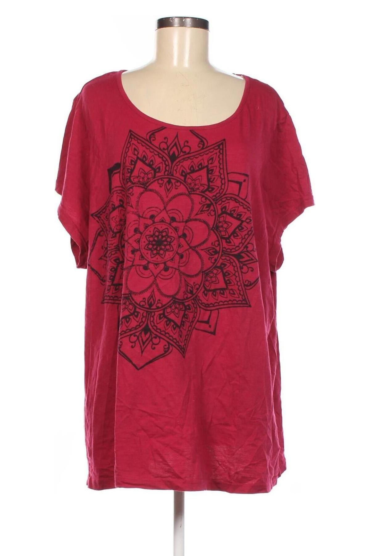 Damen T-Shirt Bpc Bonprix Collection, Größe 4XL, Farbe Rosa, Preis 9,05 €
