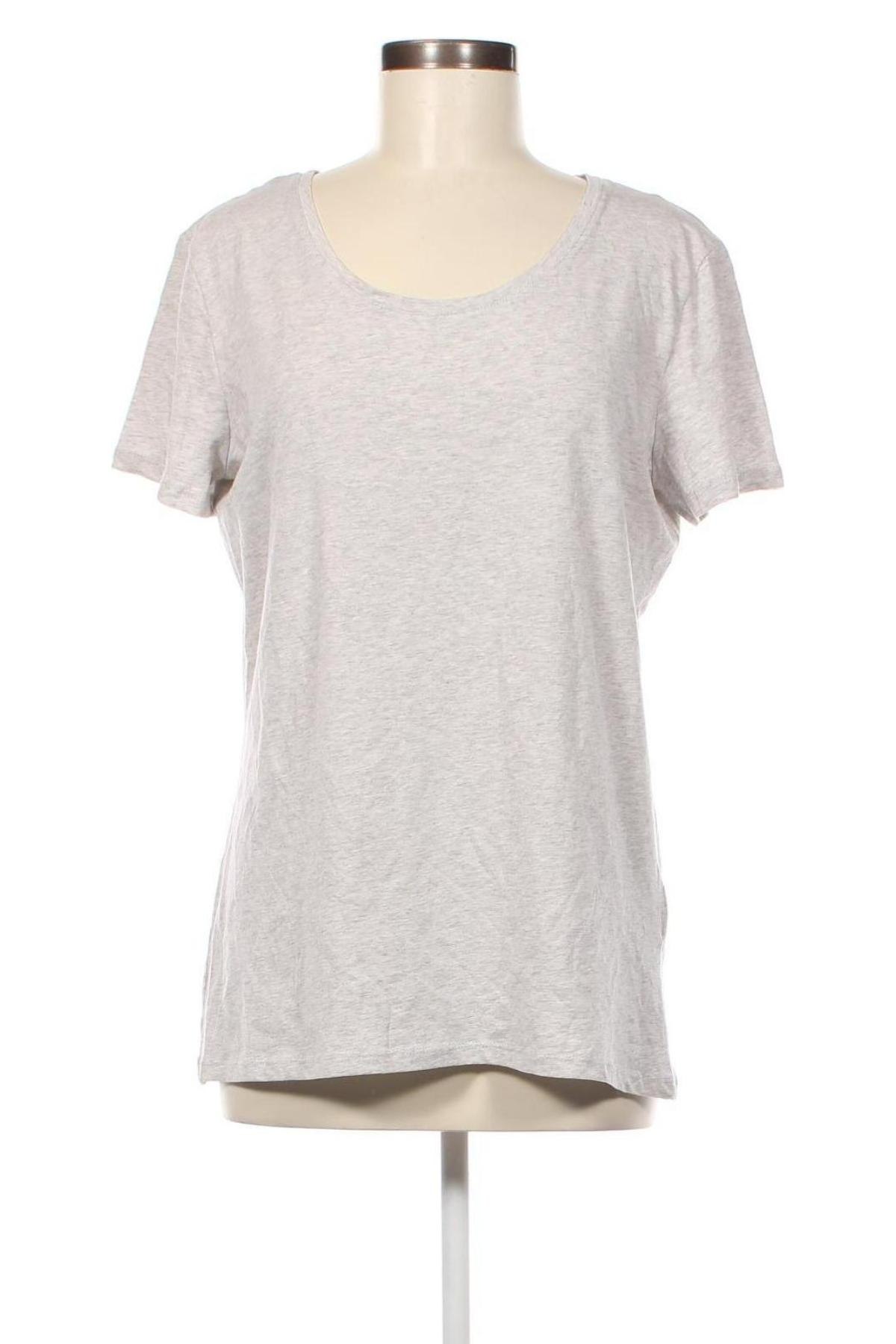 Γυναικείο t-shirt C&A, Μέγεθος L, Χρώμα Γκρί, Τιμή 7,64 €