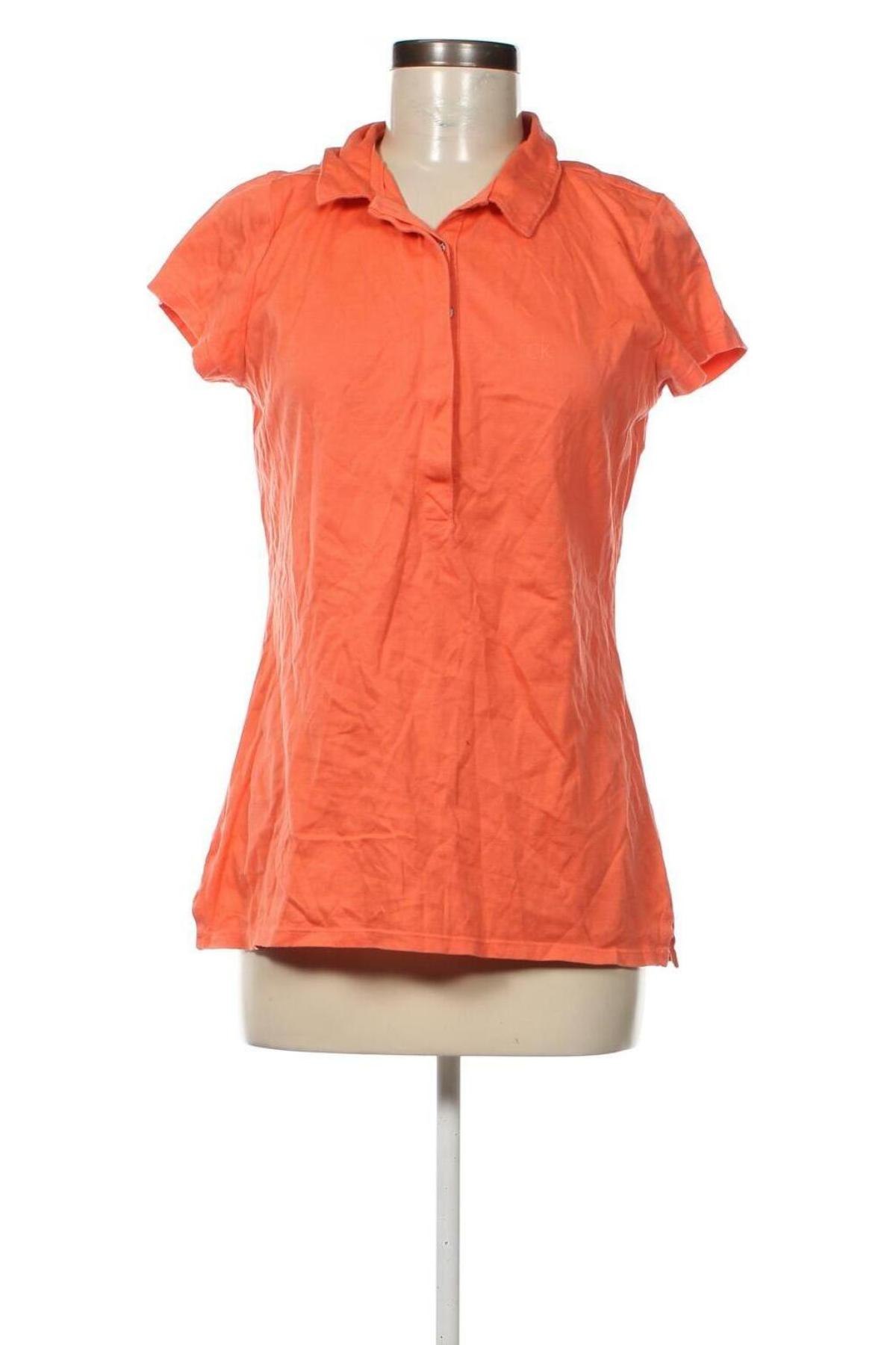 Damen T-Shirt Calvin Klein Jeans, Größe L, Farbe Orange, Preis 46,65 €