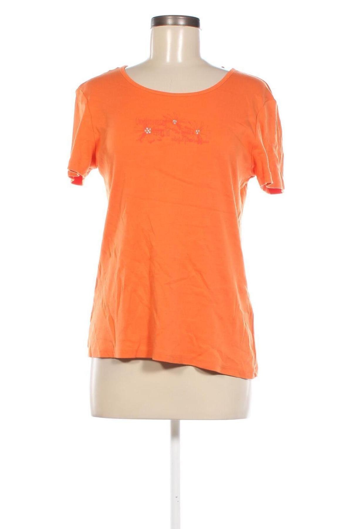 Γυναικείο t-shirt Charles Vogele, Μέγεθος M, Χρώμα Πορτοκαλί, Τιμή 4,82 €