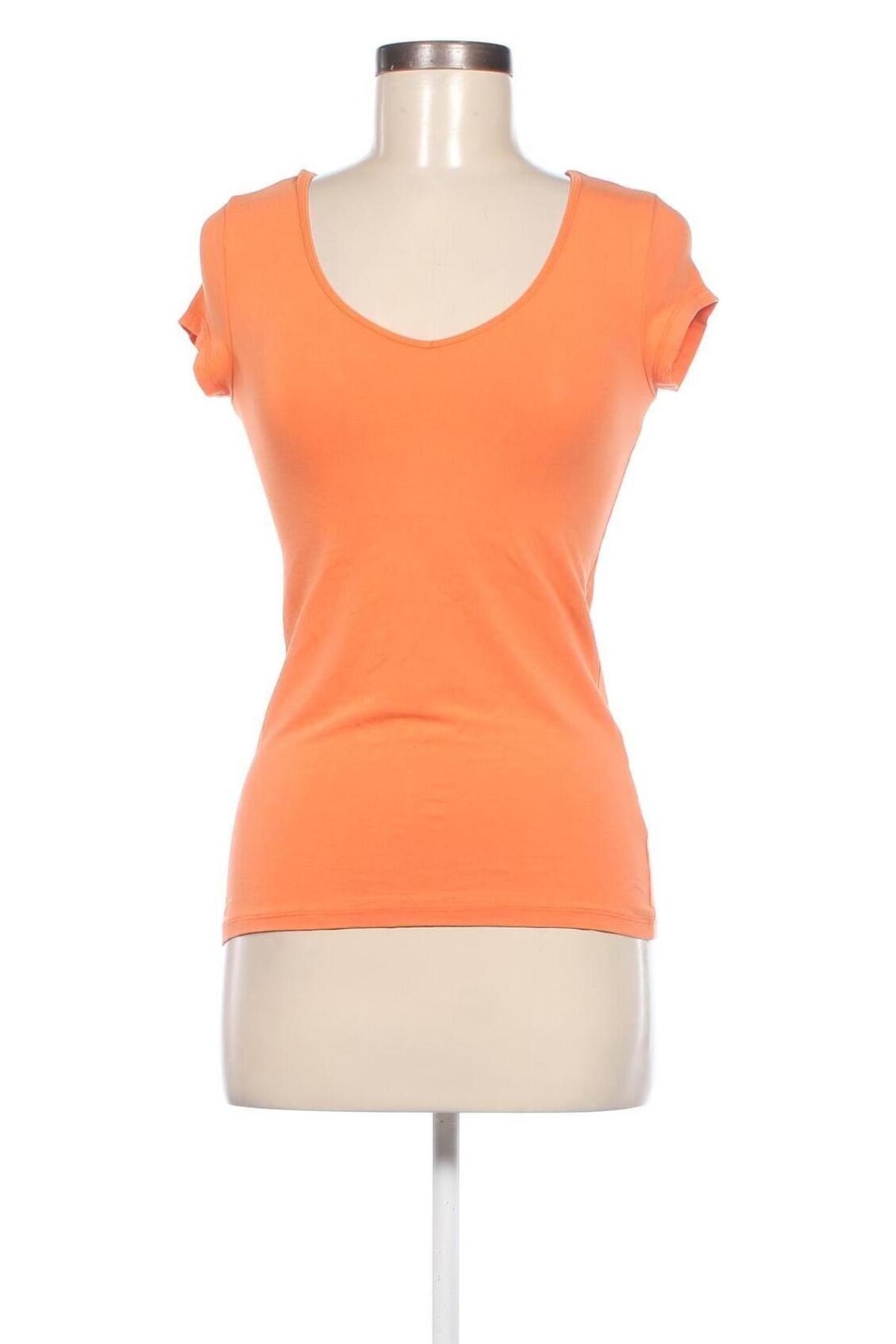Γυναικείο t-shirt Clockhouse, Μέγεθος S, Χρώμα Πορτοκαλί, Τιμή 4,42 €