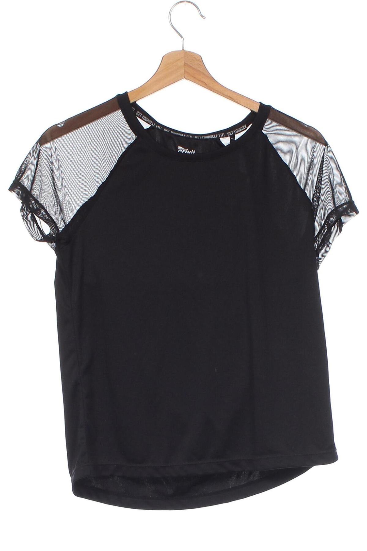 Tricou de femei Crivit, Mărime XS, Culoare Negru, Preț 18,81 Lei