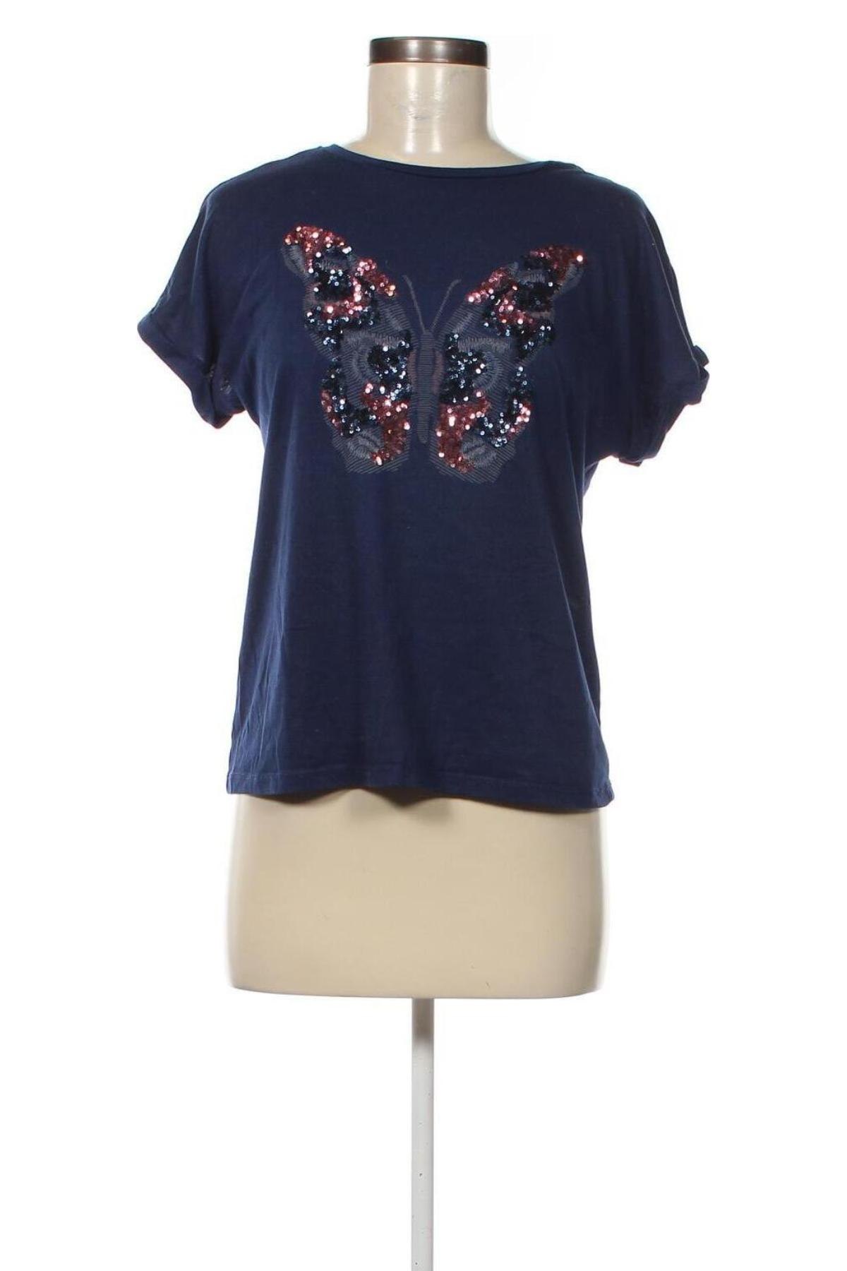 Damen T-Shirt Defacto, Größe S, Farbe Blau, Preis € 9,05