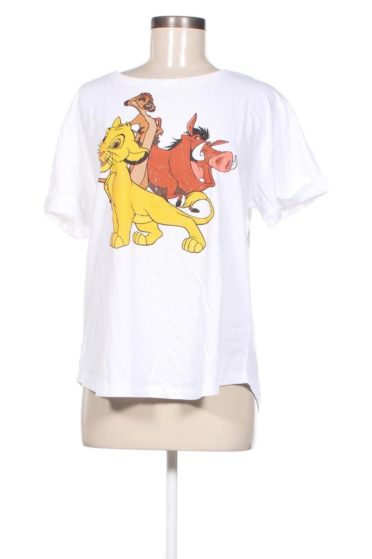 Дамска тениска Disney, Размер XL, Цвят Бял, Цена 21,00 лв.