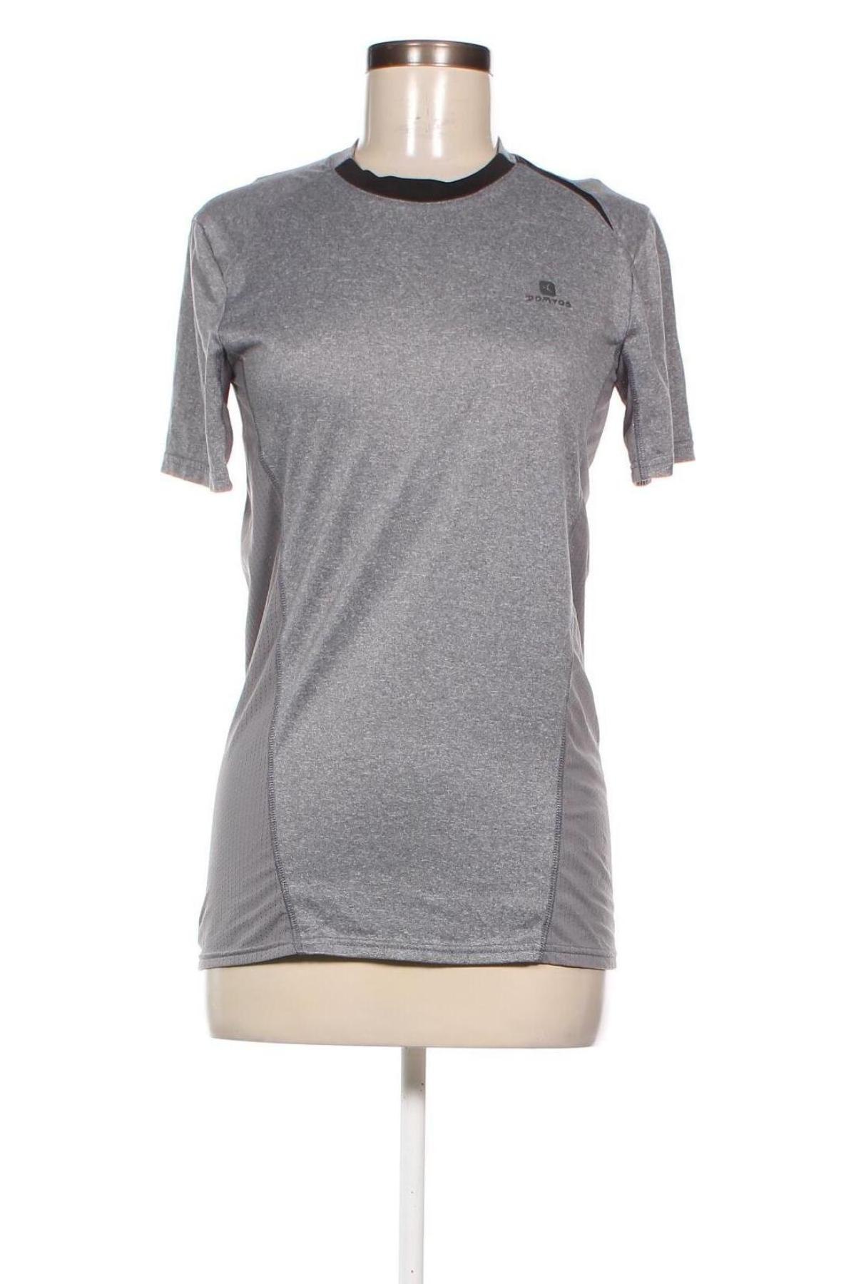Γυναικείο t-shirt Domyos, Μέγεθος S, Χρώμα Γκρί, Τιμή 4,42 €