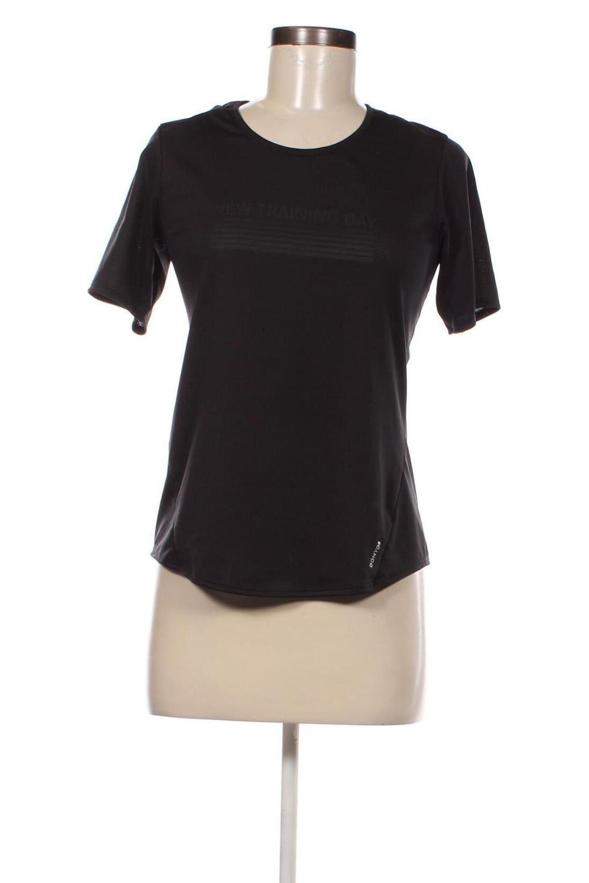 Damen T-Shirt Domyos, Größe M, Farbe Schwarz, Preis 5,88 €