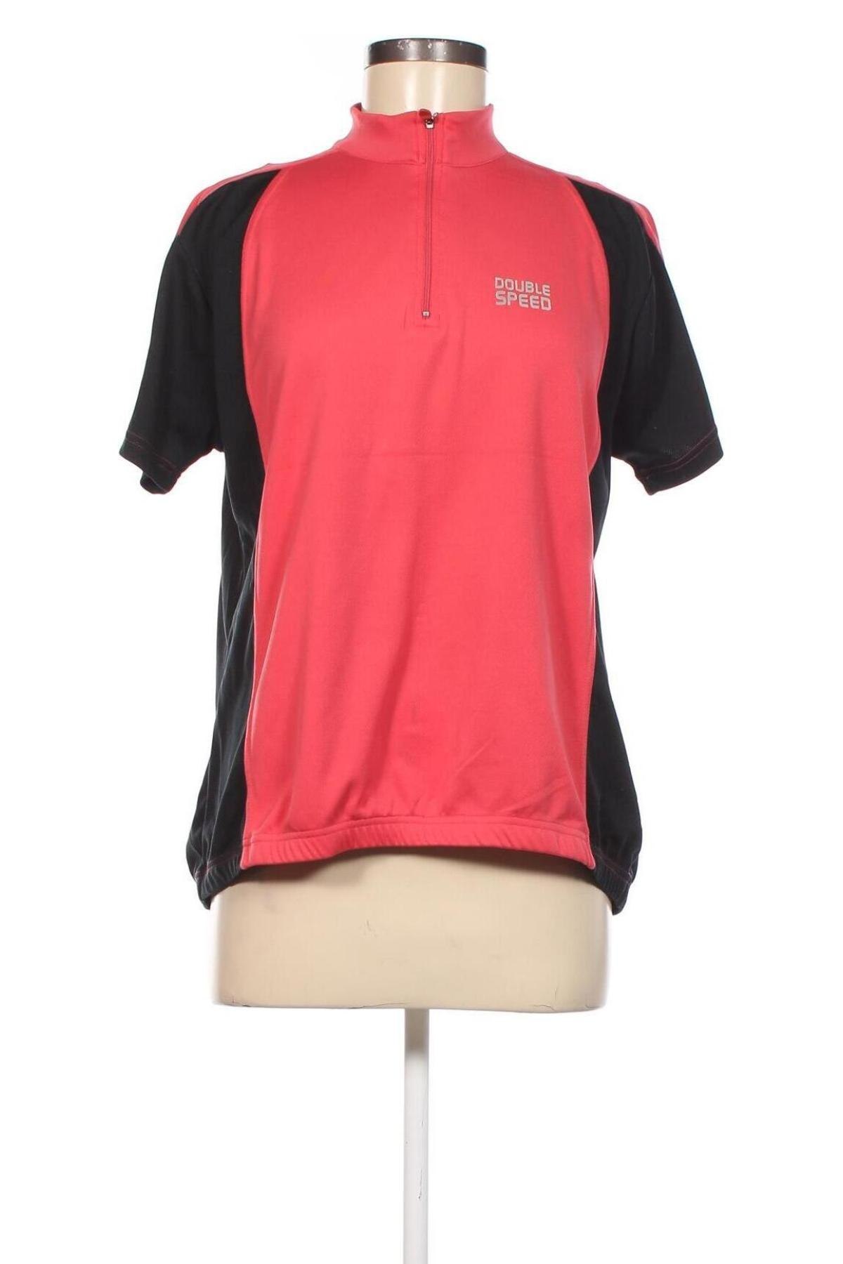 Damen T-Shirt Double speed, Größe L, Farbe Rot, Preis 8,60 €