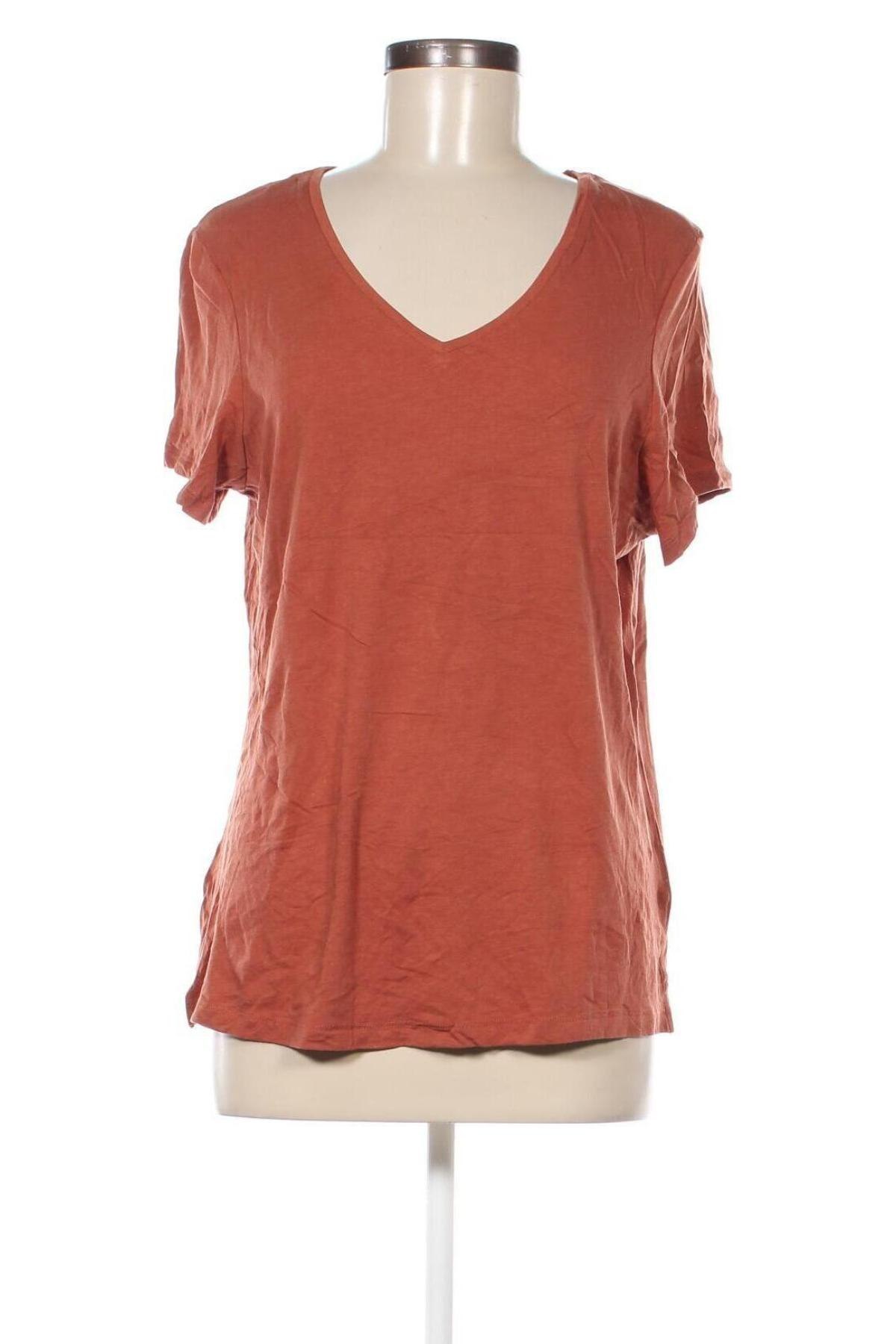 Damen T-Shirt Essentials by Tchibo, Größe M, Farbe Braun, Preis € 5,88