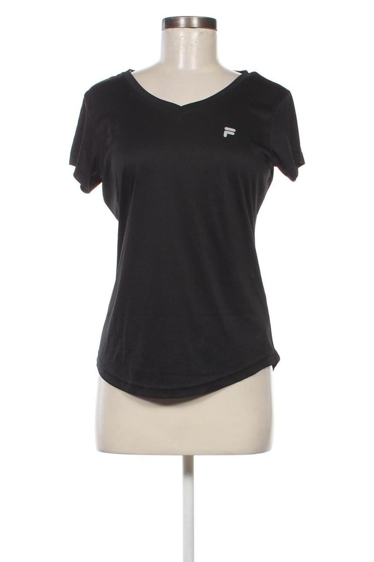 Γυναικείο t-shirt FILA, Μέγεθος M, Χρώμα Μαύρο, Τιμή 15,87 €