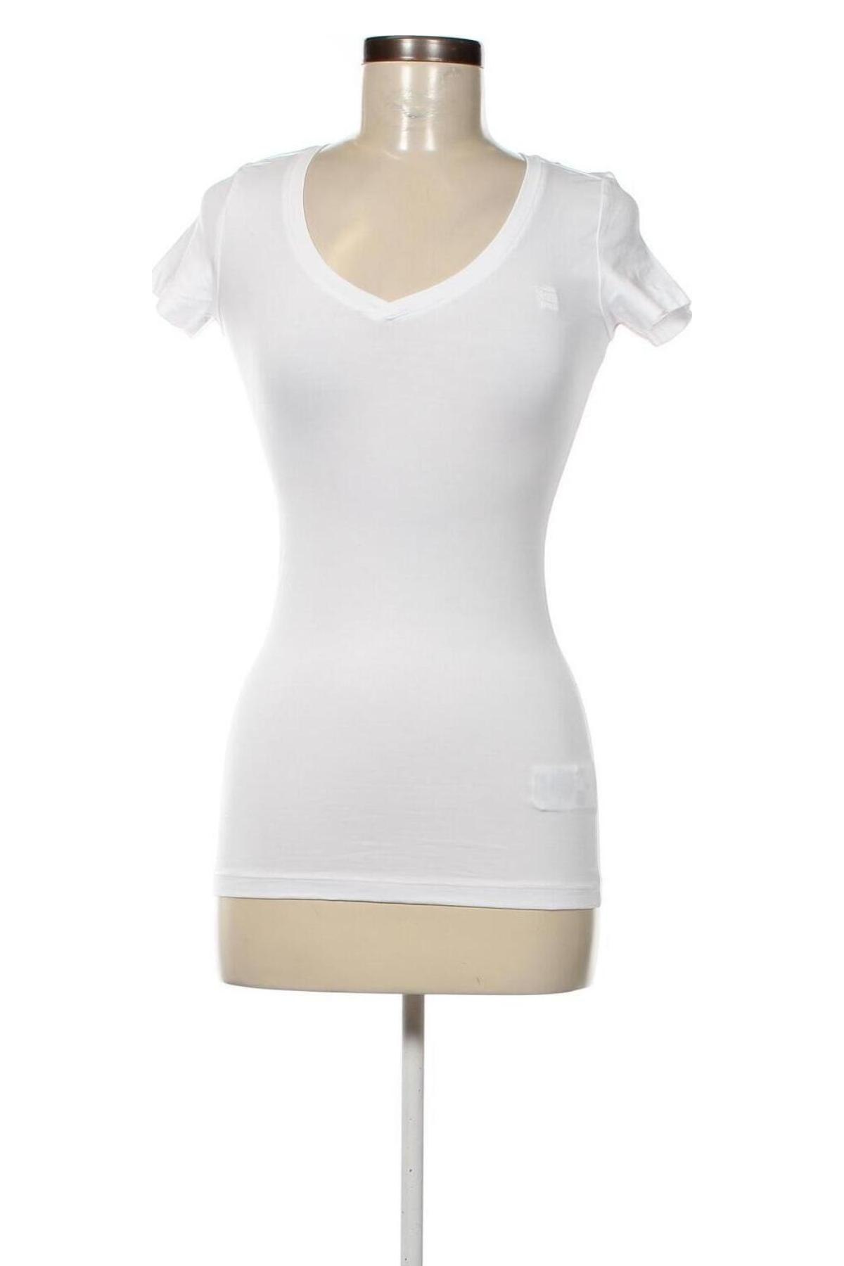Damen T-Shirt G-Star Raw, Größe XS, Farbe Weiß, Preis € 15,51