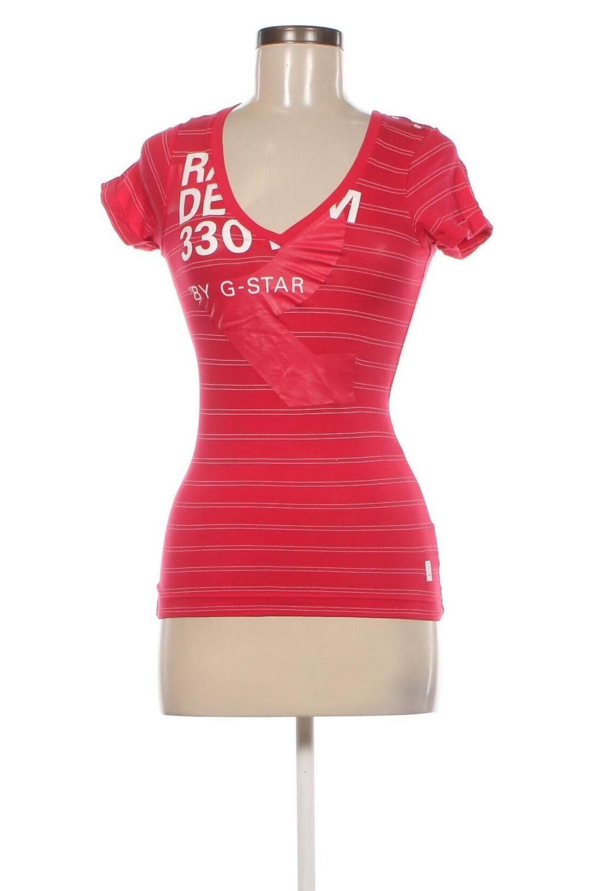 Damen T-Shirt G-Star Raw, Größe XS, Farbe Rot, Preis € 23,66