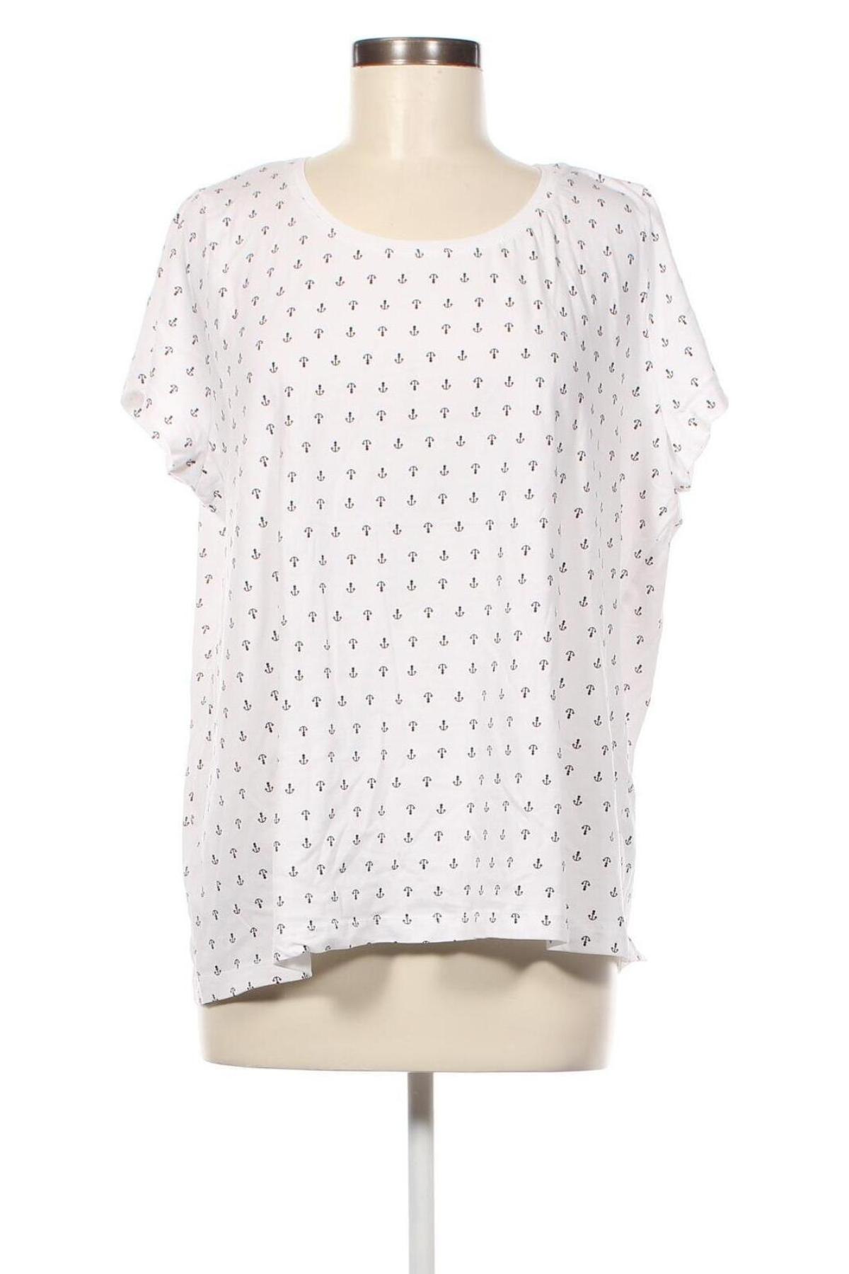 Γυναικείο t-shirt Gina, Μέγεθος XXL, Χρώμα Λευκό, Τιμή 8,04 €