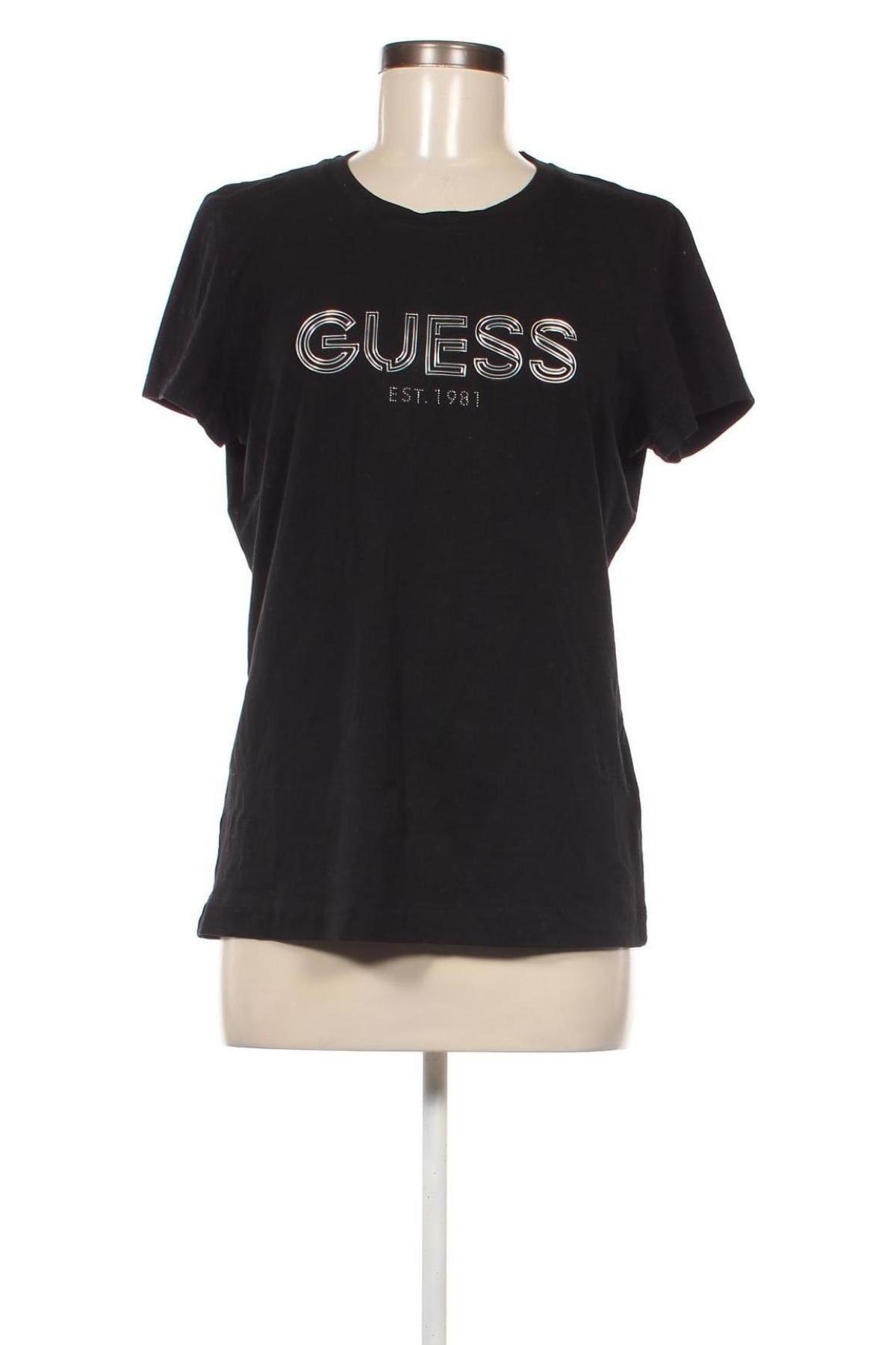 Tricou de femei Guess, Mărime L, Culoare Negru, Preț 201,31 Lei
