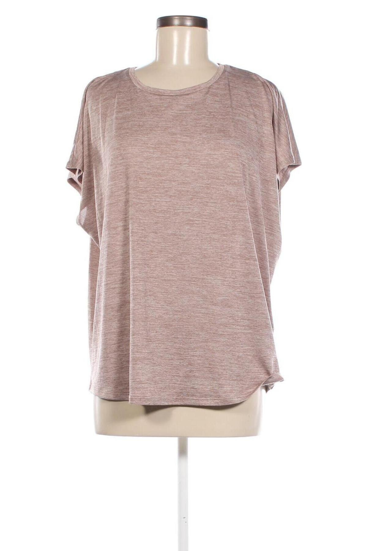 Γυναικείο t-shirt H&M Sport, Μέγεθος L, Χρώμα  Μπέζ, Τιμή 7,64 €