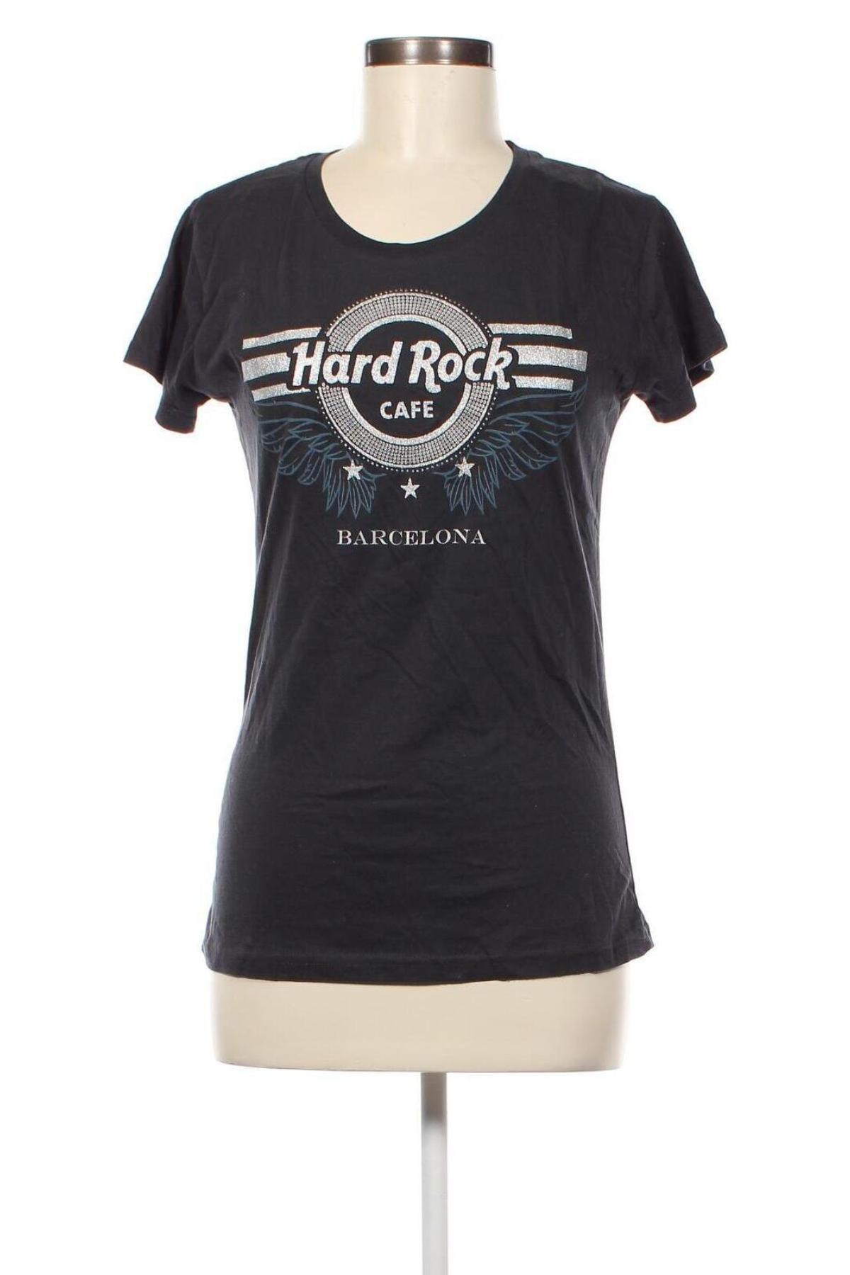 Damen T-Shirt Hard Rock, Größe S, Farbe Grau, Preis 9,05 €