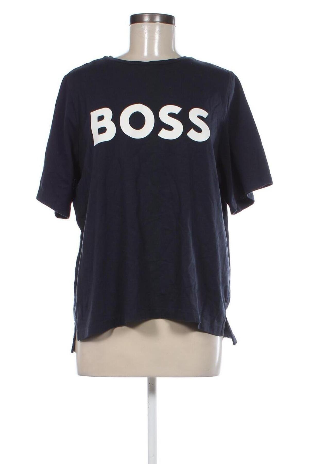 Γυναικείο t-shirt Hugo Boss, Μέγεθος XL, Χρώμα Μπλέ, Τιμή 62,19 €