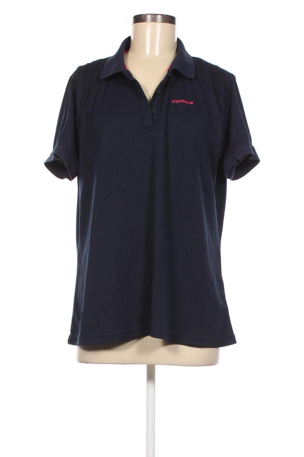 Γυναικείο t-shirt Icepeak, Μέγεθος XXL, Χρώμα Μπλέ, Τιμή 8,35 €