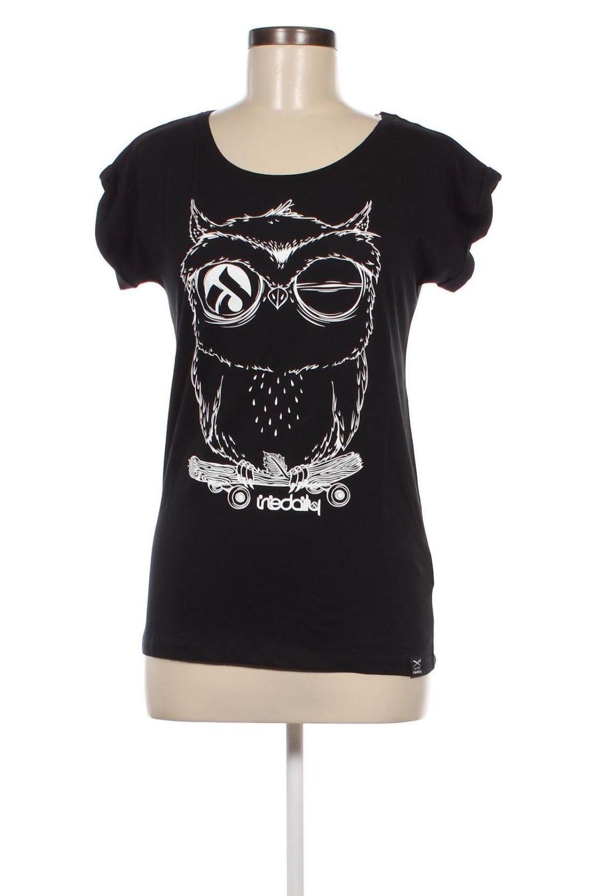 Γυναικείο t-shirt Iriedaily, Μέγεθος XS, Χρώμα Μαύρο, Τιμή 7,42 €