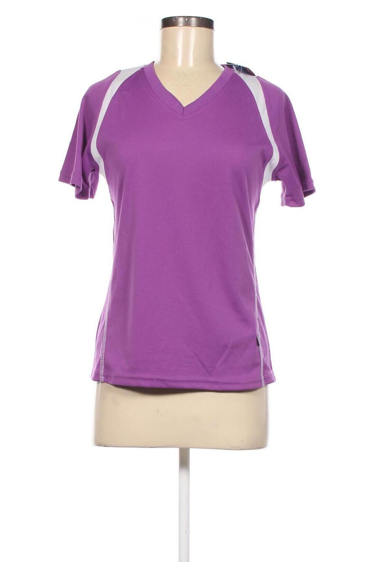 Γυναικείο t-shirt James & Nicholson, Μέγεθος M, Χρώμα Βιολετί, Τιμή 9,09 €
