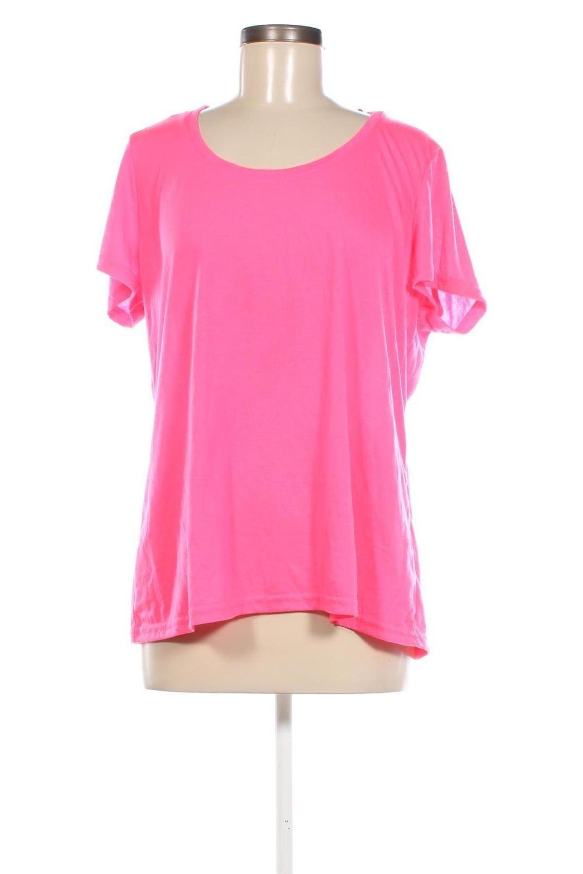 Γυναικείο t-shirt Janina, Μέγεθος XXL, Χρώμα Ρόζ , Τιμή 7,64 €
