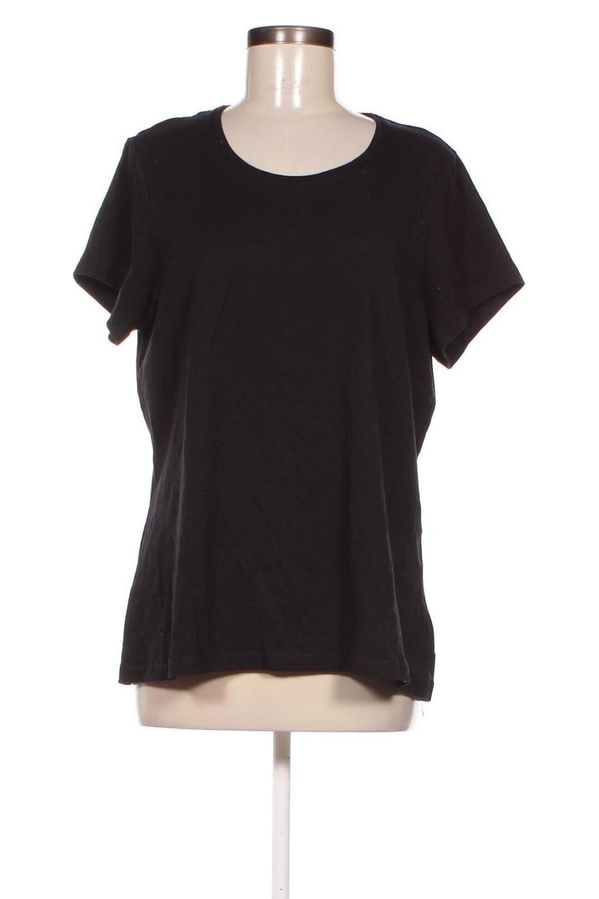 Γυναικείο t-shirt Janina, Μέγεθος XXL, Χρώμα Μαύρο, Τιμή 7,64 €
