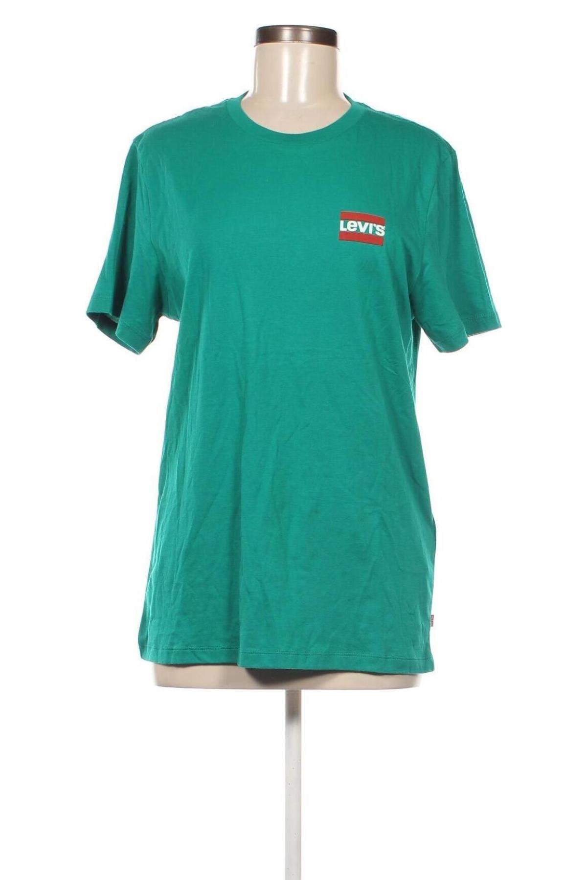 Γυναικείο t-shirt Levi's, Μέγεθος M, Χρώμα Πράσινο, Τιμή 28,76 €