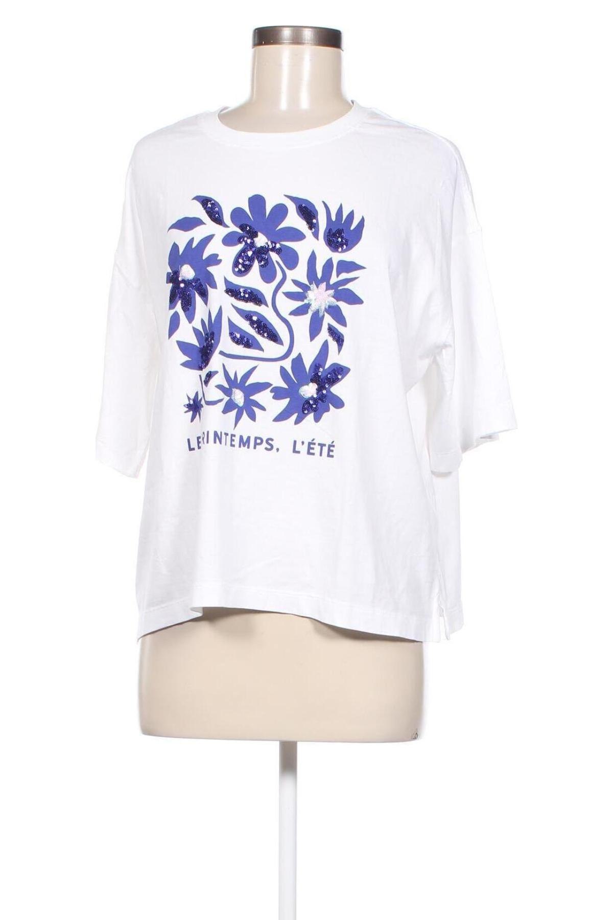 Дамска тениска M&S x Alexa Chung, Размер XL, Цвят Бял, Цена 62,00 лв.