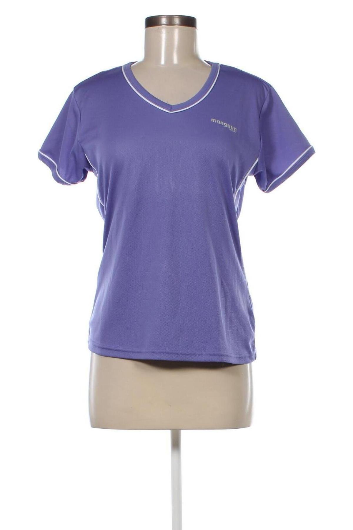 Γυναικείο t-shirt Manguun, Μέγεθος L, Χρώμα Βιολετί, Τιμή 7,64 €