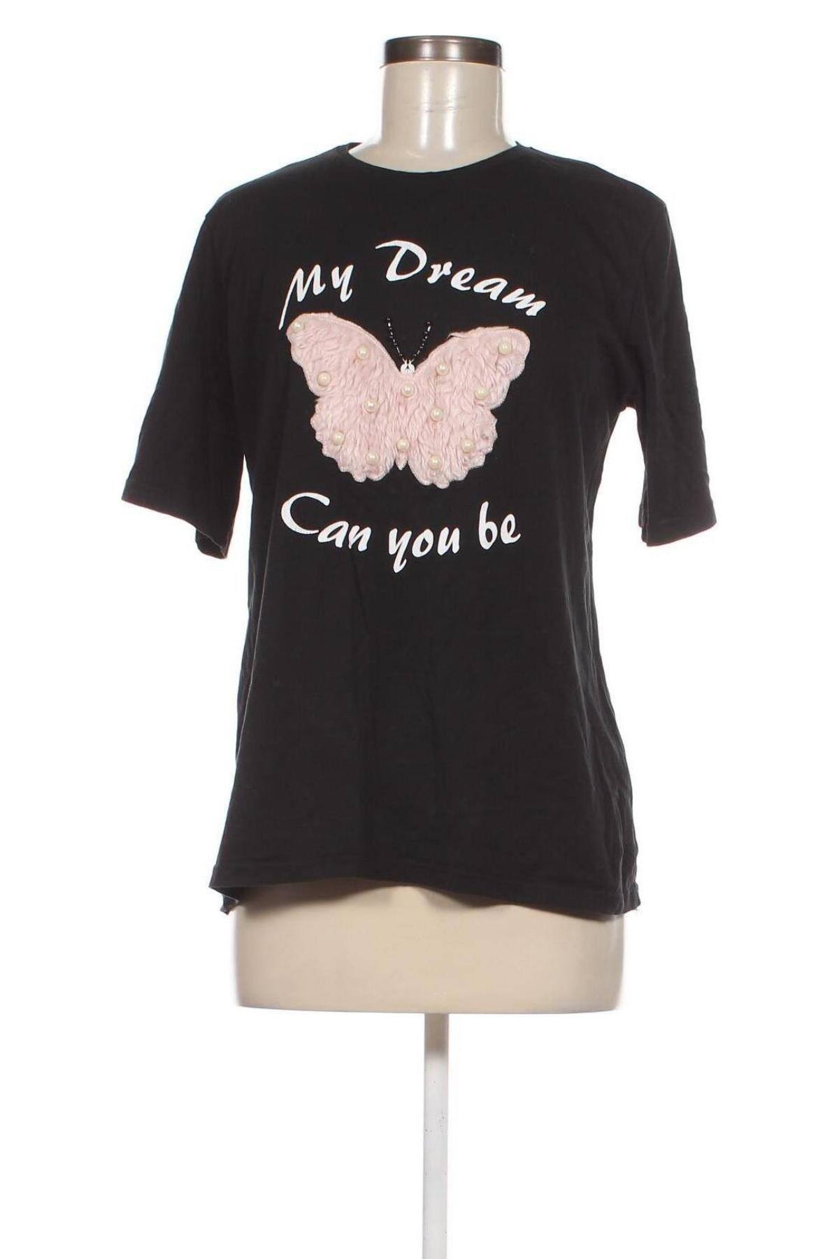 Γυναικείο t-shirt Mint, Μέγεθος L, Χρώμα Μαύρο, Τιμή 3,99 €