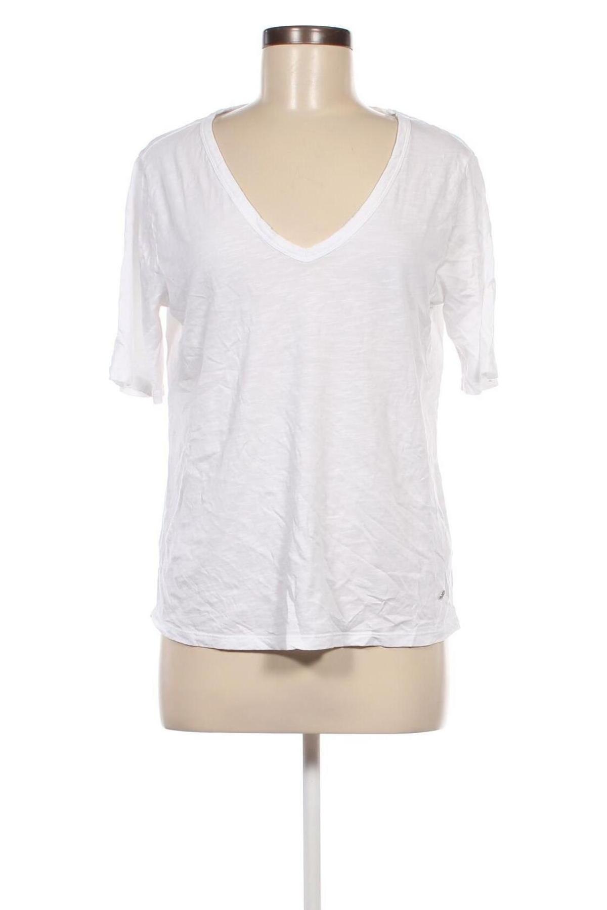 Γυναικείο t-shirt Monari, Μέγεθος M, Χρώμα Λευκό, Τιμή 15,87 €