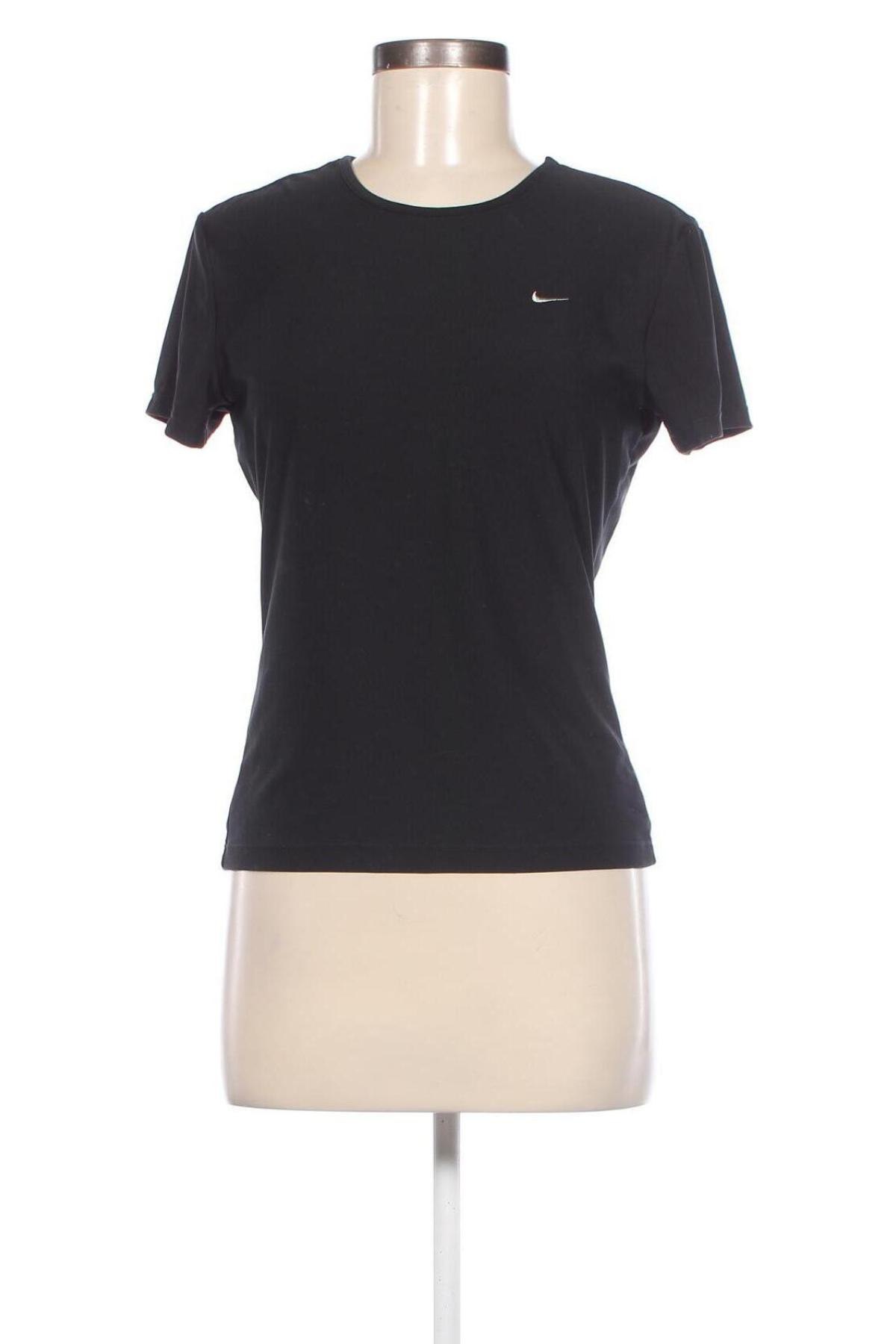 Damen T-Shirt Nike, Größe M, Farbe Schwarz, Preis 17,85 €