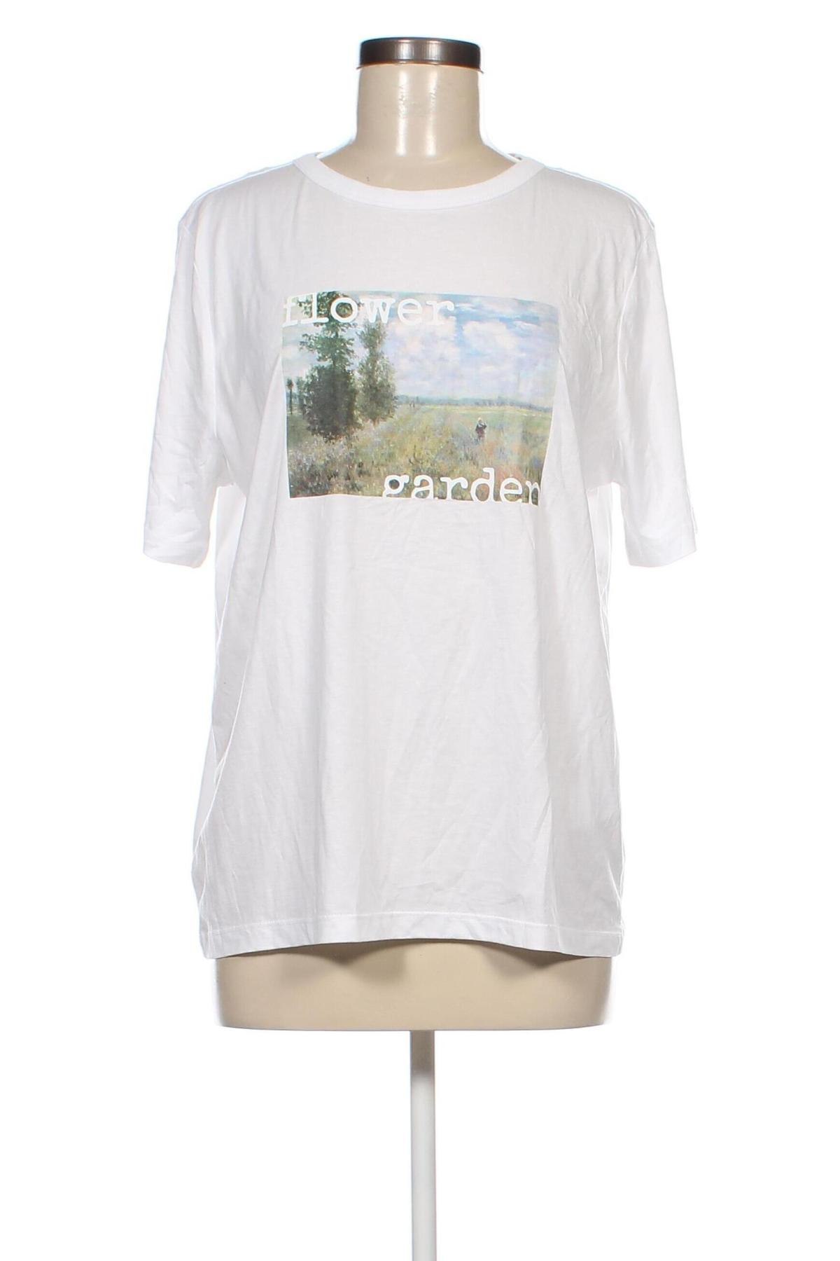 Γυναικείο t-shirt Opus, Μέγεθος M, Χρώμα Λευκό, Τιμή 15,87 €