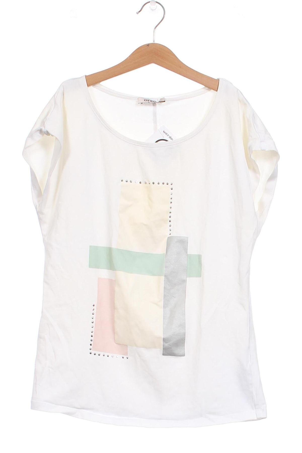 Damen T-Shirt Orsay, Größe XS, Farbe Ecru, Preis 6,67 €