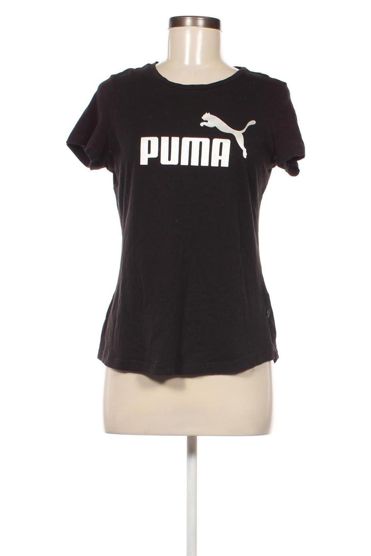 Γυναικείο t-shirt PUMA, Μέγεθος M, Χρώμα Μαύρο, Τιμή 30,36 €