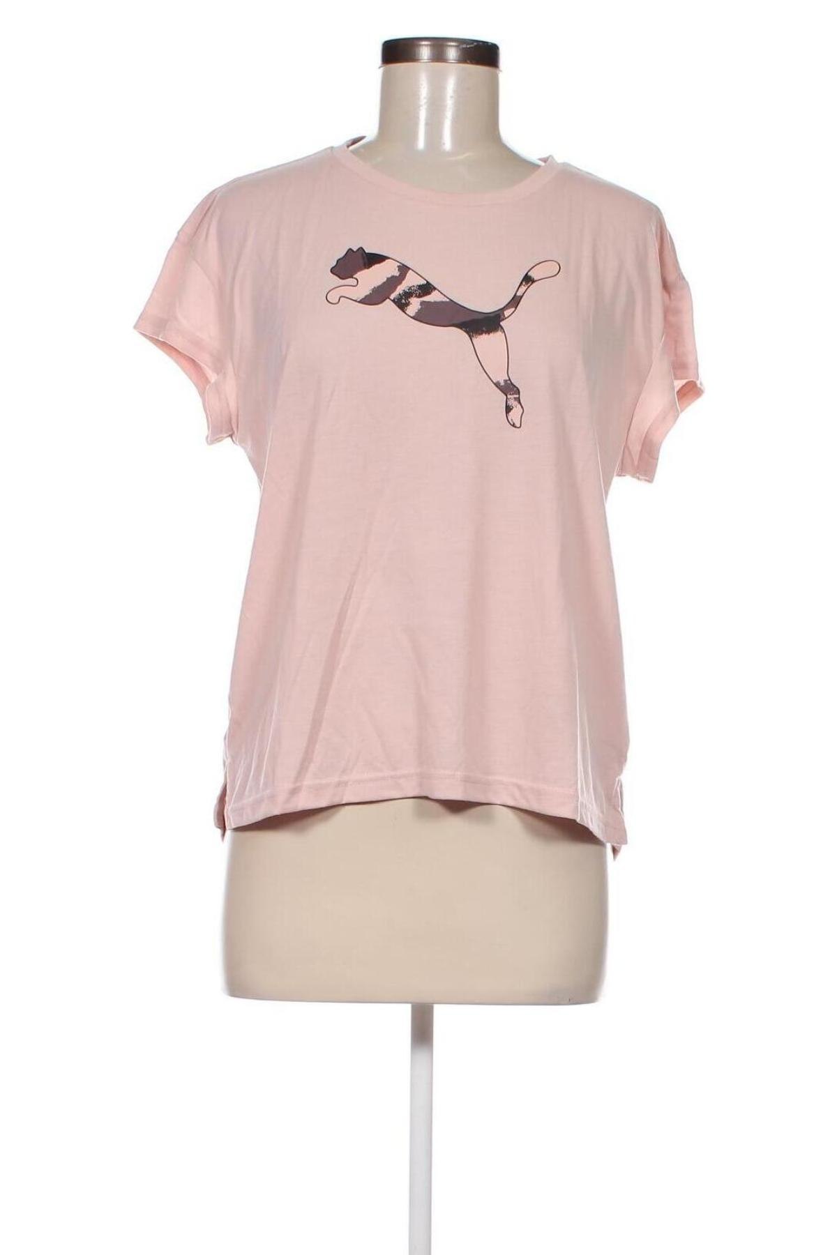 Damen T-Shirt PUMA, Größe M, Farbe Aschrosa, Preis 27,17 €