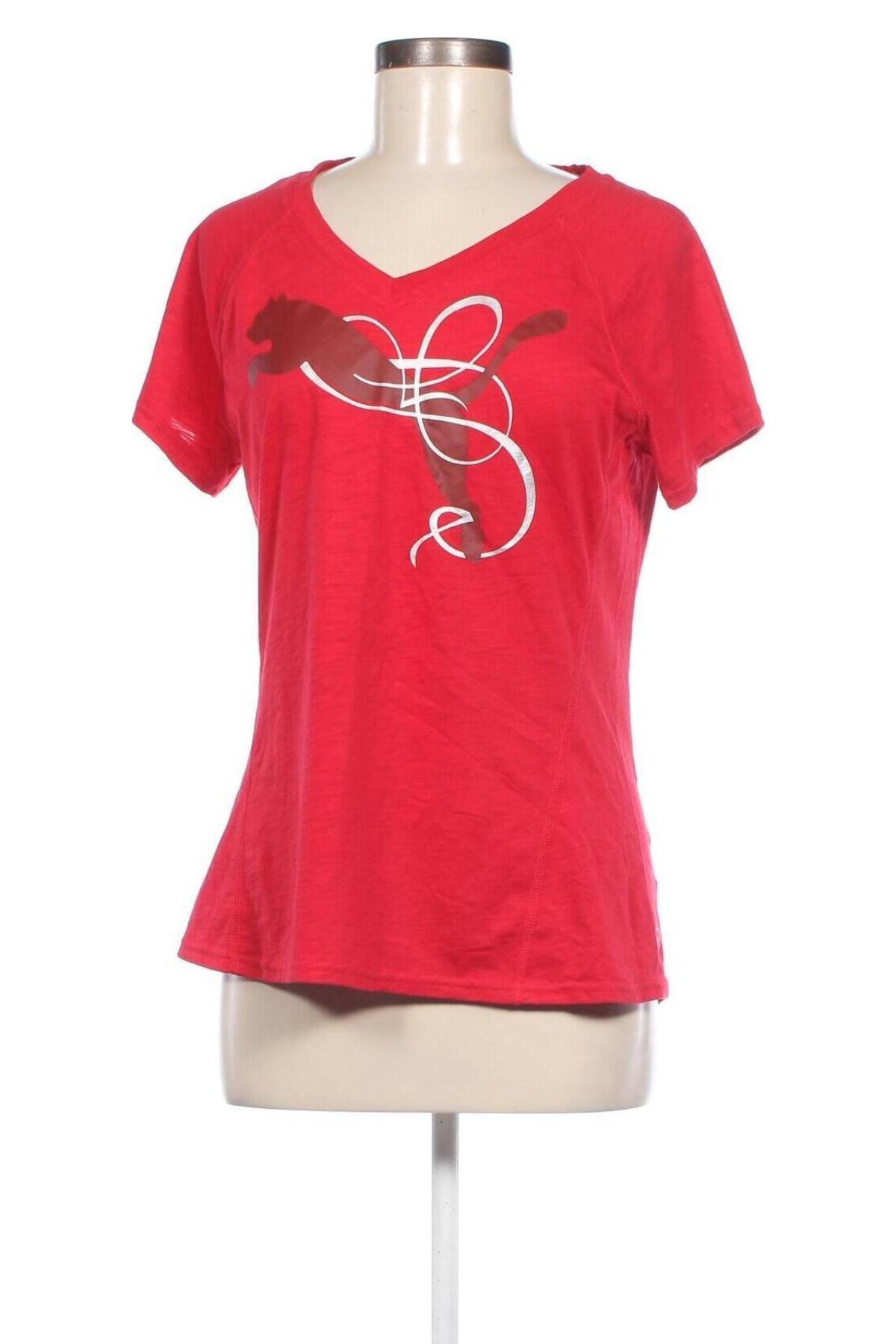 Damen T-Shirt PUMA, Größe M, Farbe Rot, Preis 16,91 €