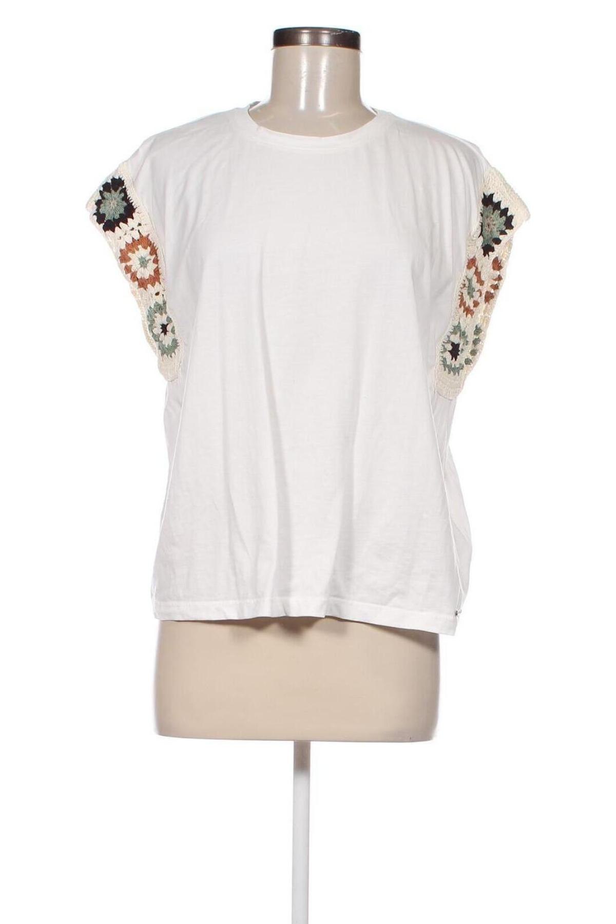Γυναικείο t-shirt Pepe Jeans, Μέγεθος XL, Χρώμα Λευκό, Τιμή 31,96 €