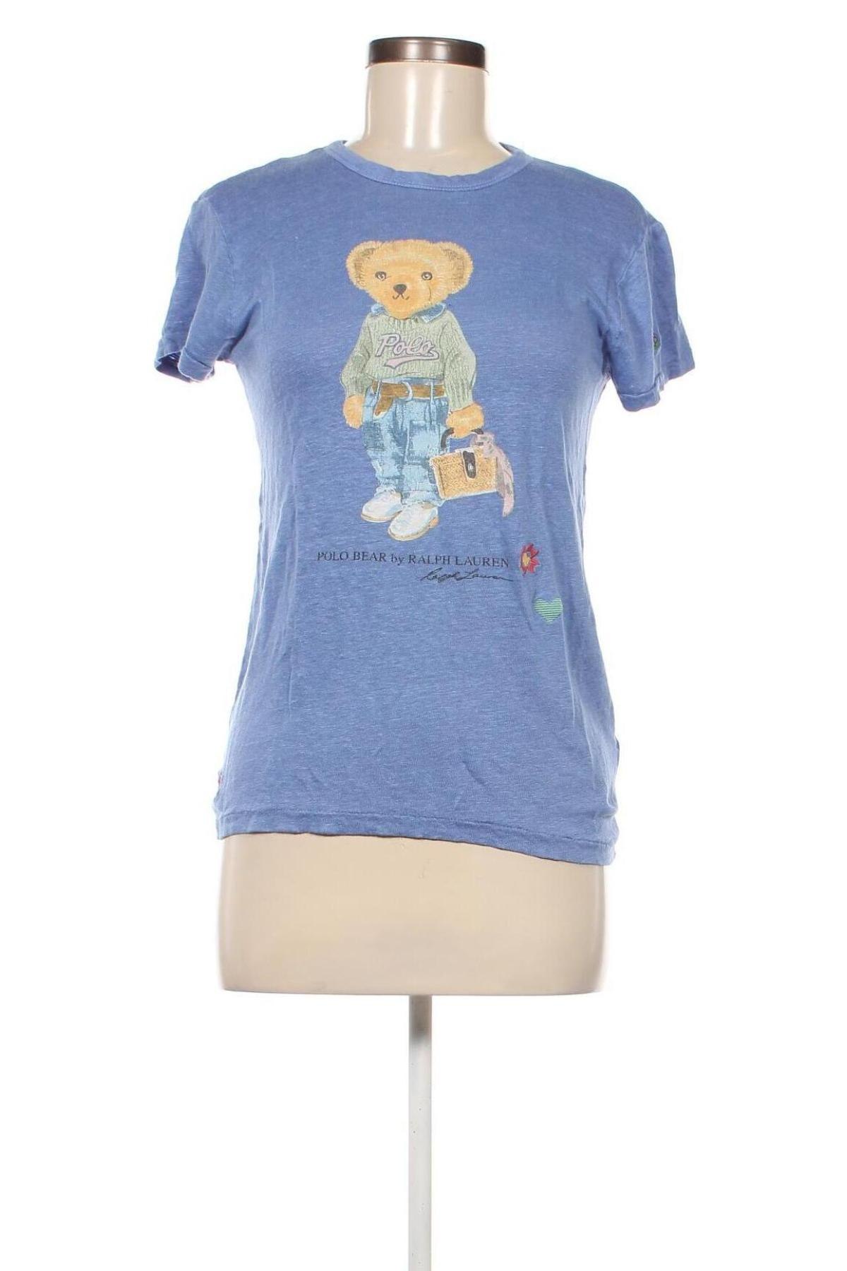 Damen T-Shirt Polo By Ralph Lauren, Größe XS, Farbe Blau, Preis € 71,50