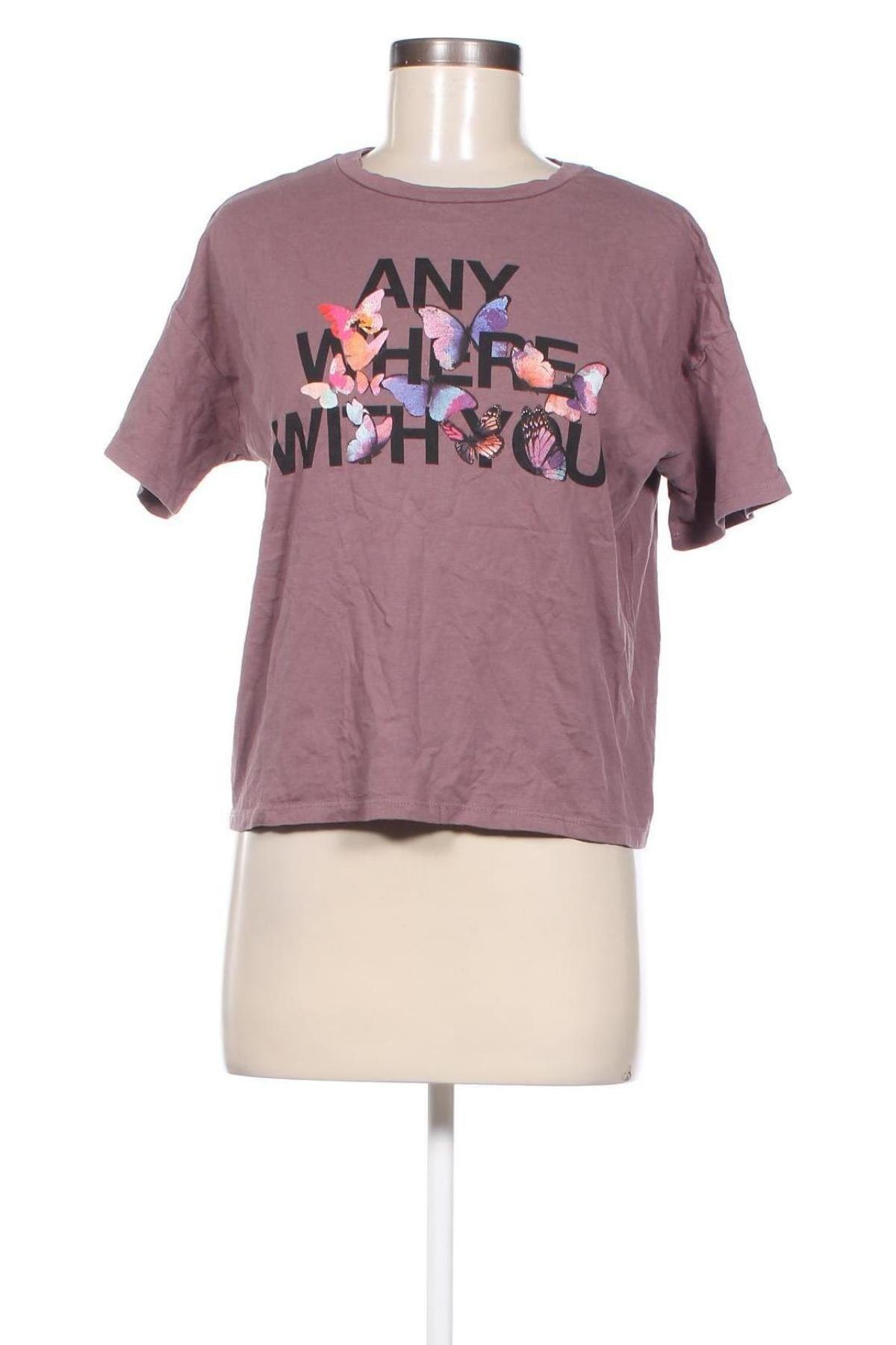 Damen T-Shirt Q/S by S.Oliver, Größe S, Farbe Aschrosa, Preis € 5,57