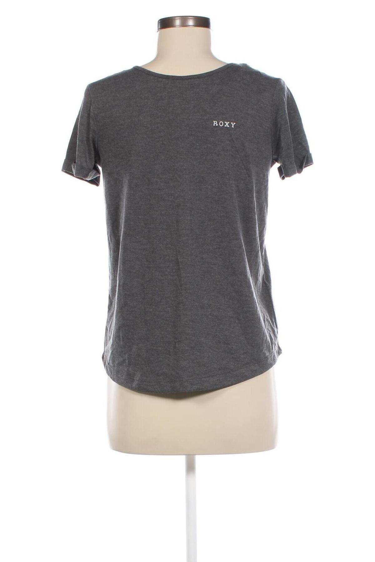 Γυναικείο t-shirt Roxy, Μέγεθος XXS, Χρώμα Γκρί, Τιμή 5,57 €