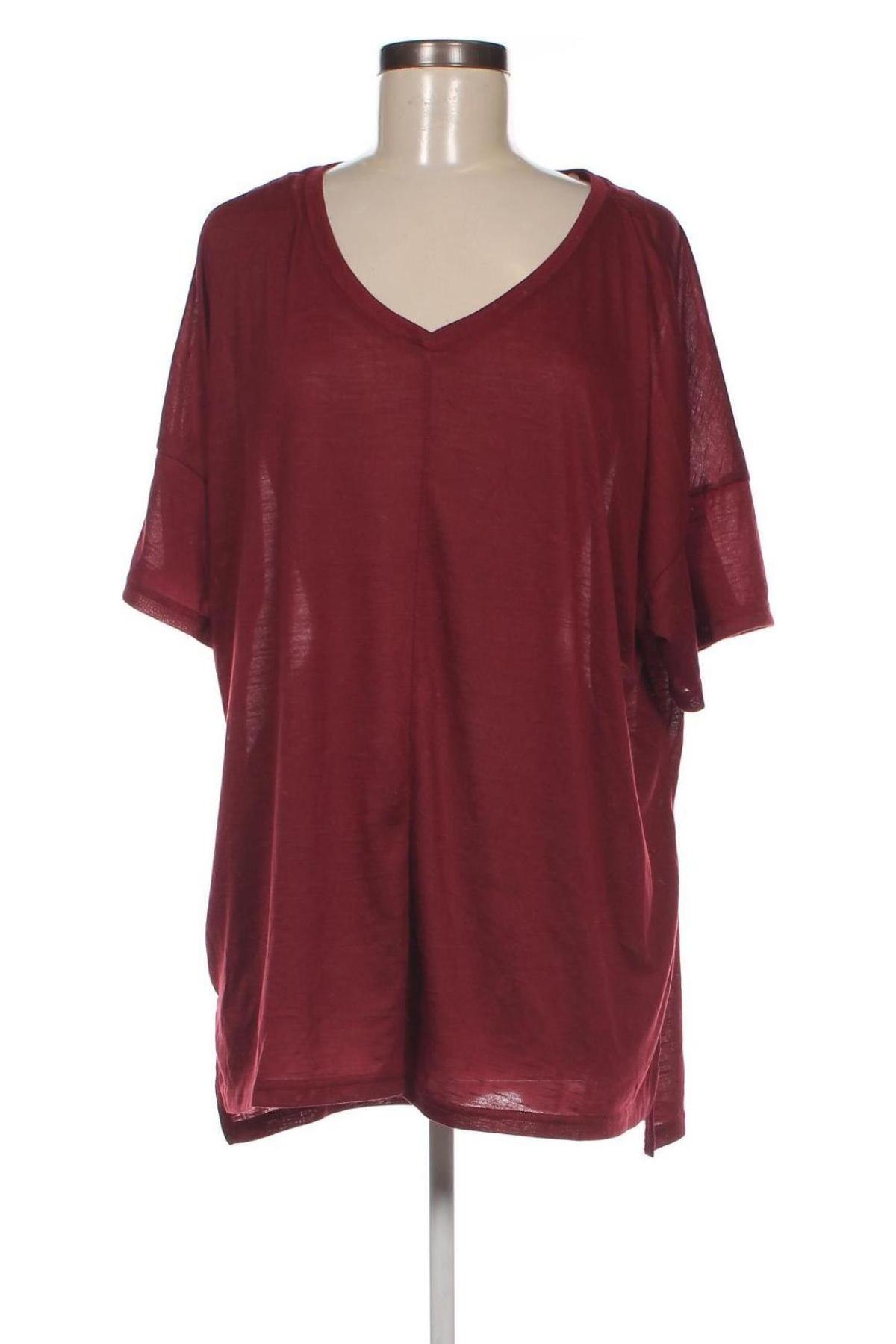 Γυναικείο t-shirt SHEIN, Μέγεθος XXL, Χρώμα Κόκκινο, Τιμή 7,24 €