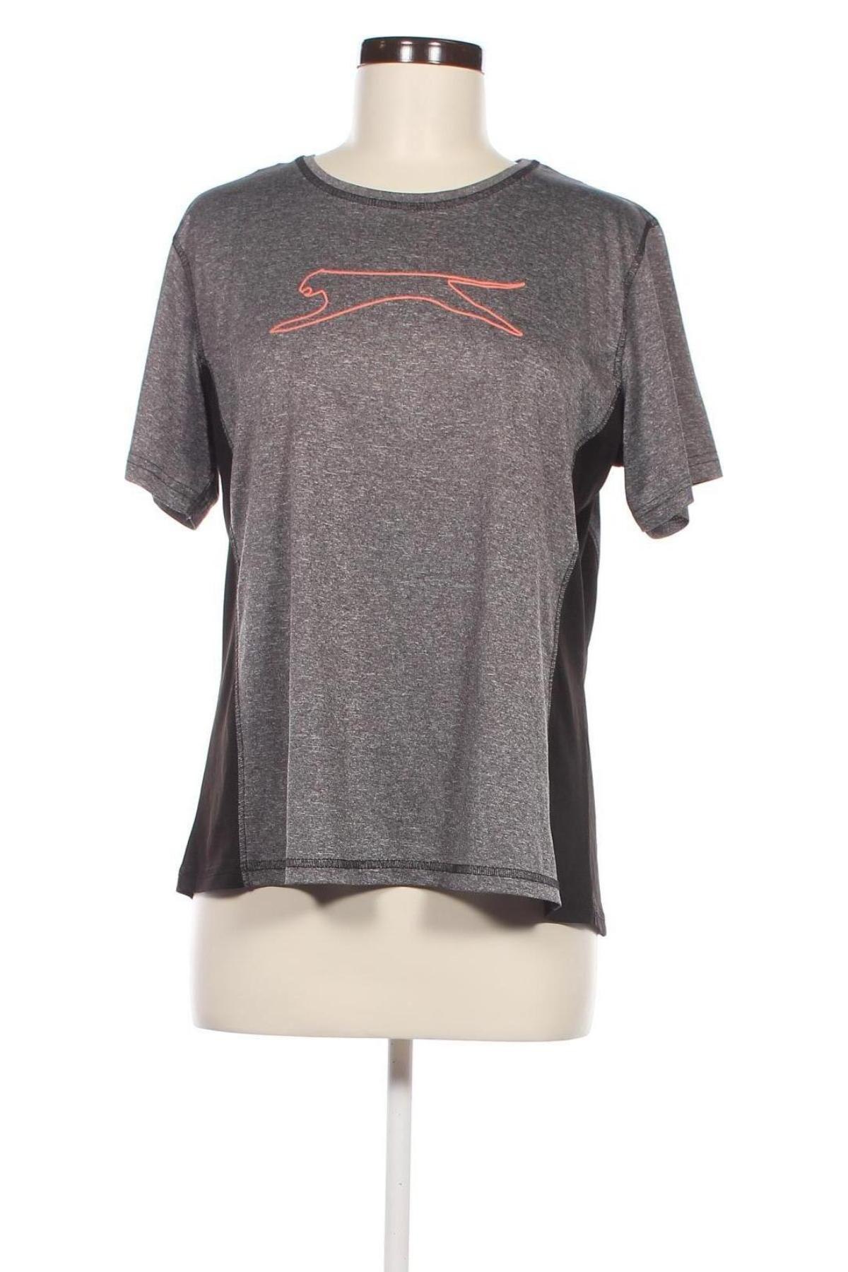 Γυναικείο t-shirt Slazenger, Μέγεθος L, Χρώμα Γκρί, Τιμή 7,64 €