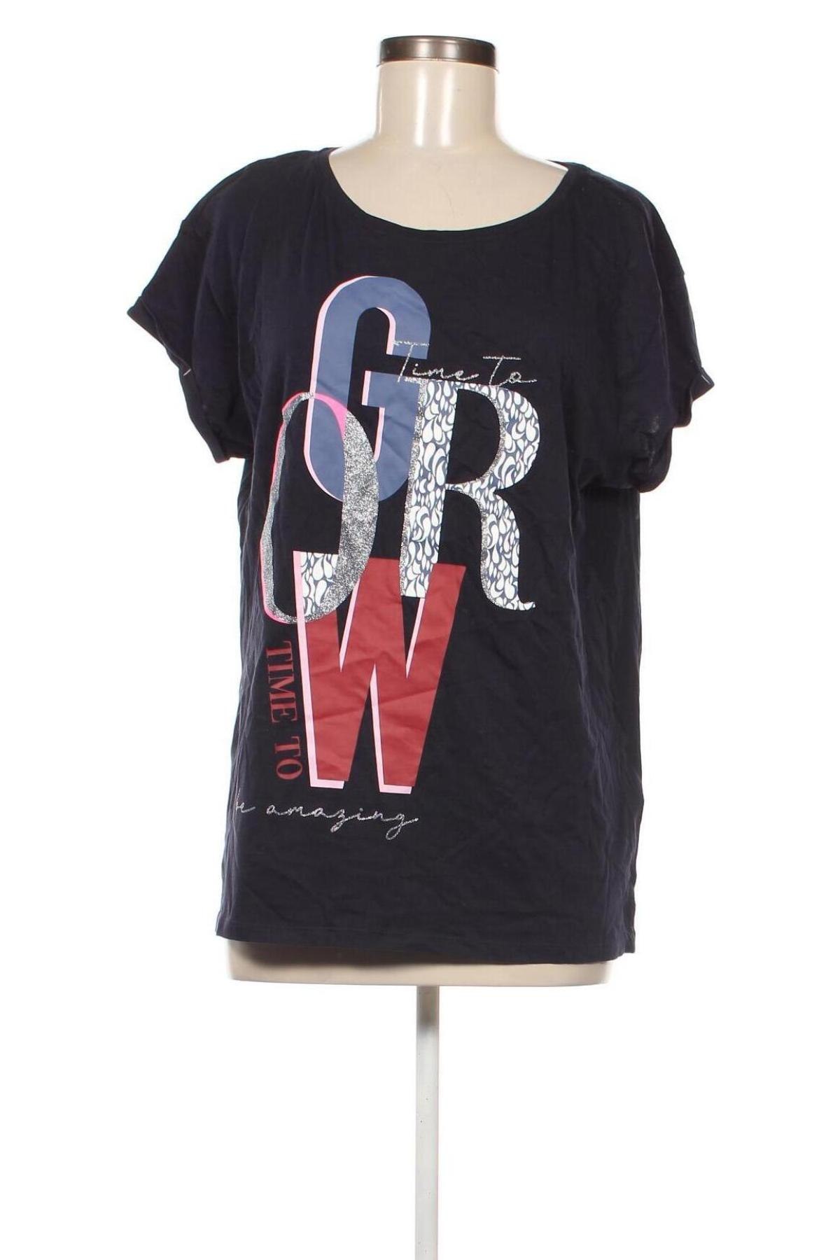 Γυναικείο t-shirt Street One, Μέγεθος L, Χρώμα Μπλέ, Τιμή 9,90 €