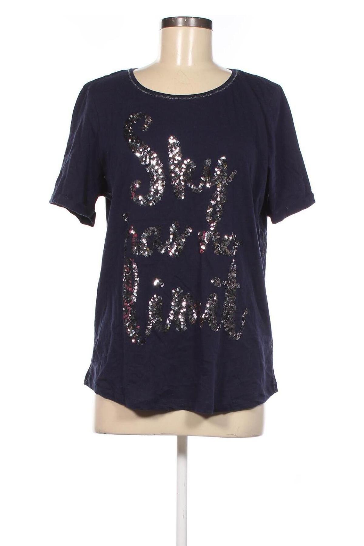 Damen T-Shirt Street One, Größe L, Farbe Blau, Preis 10,02 €