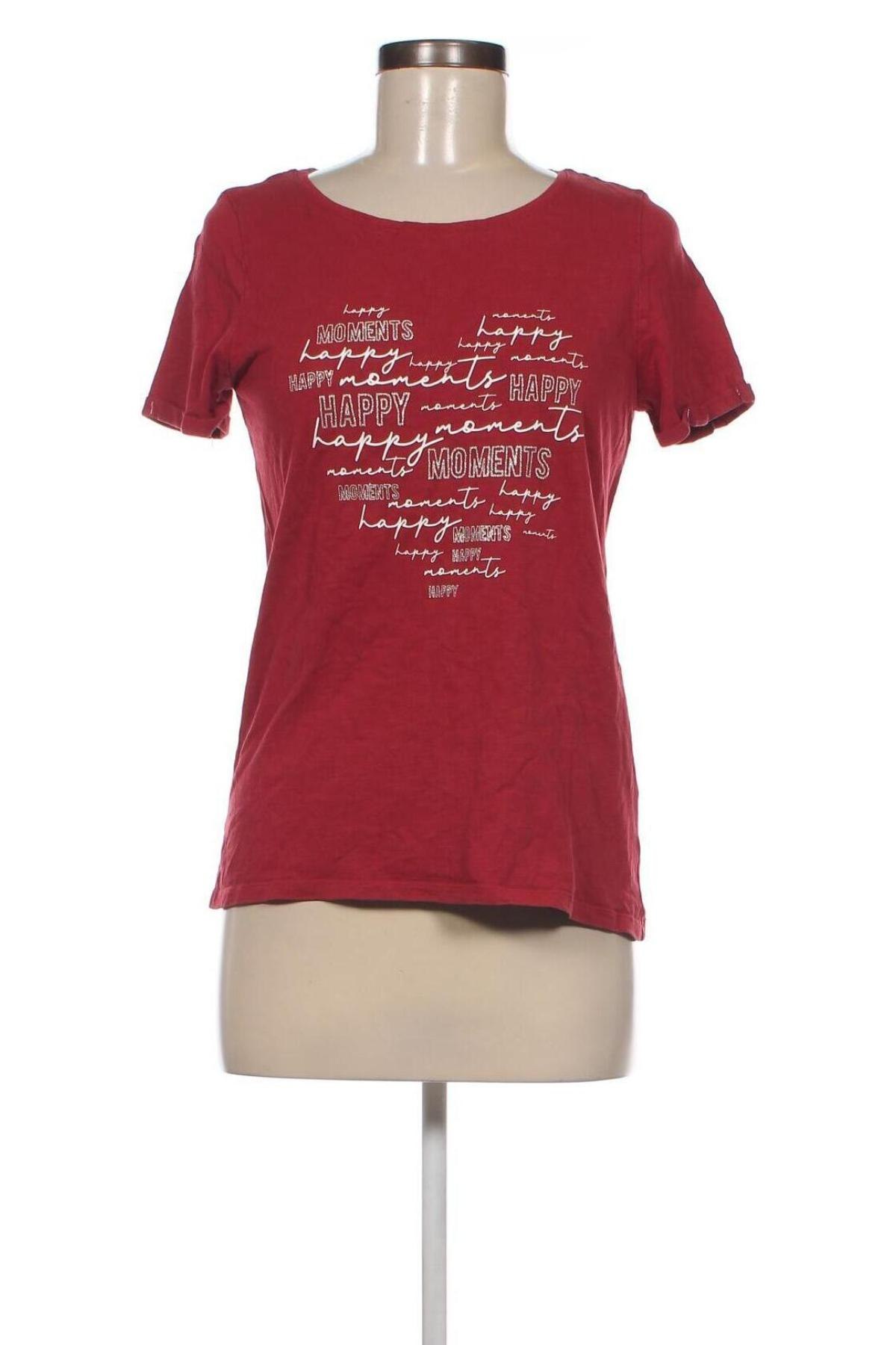 Damen T-Shirt Street One, Größe S, Farbe Rot, Preis 5,36 €